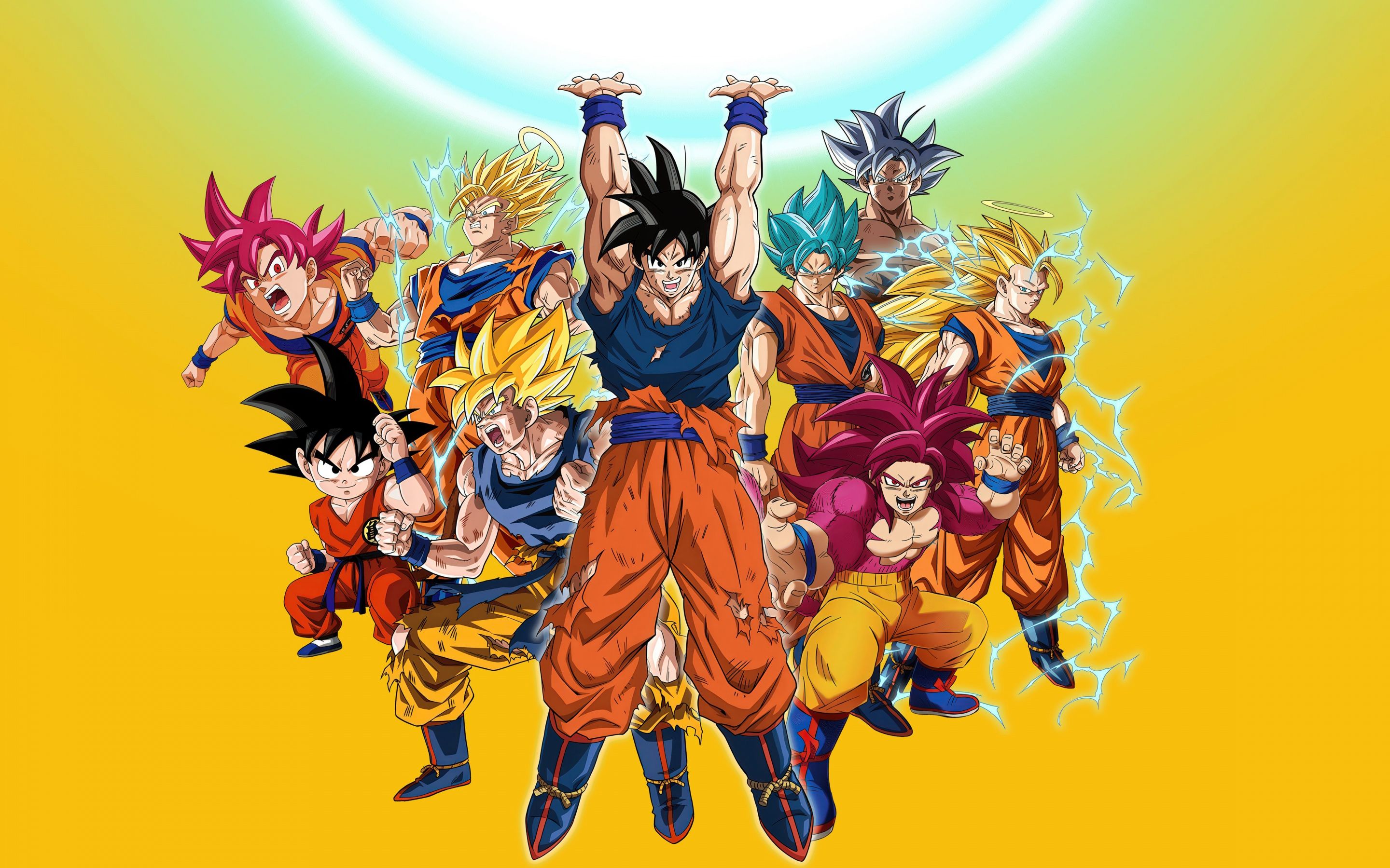 2880x1800 Dragon Ball Super Wallpaper 4K, Anniversary Edition
