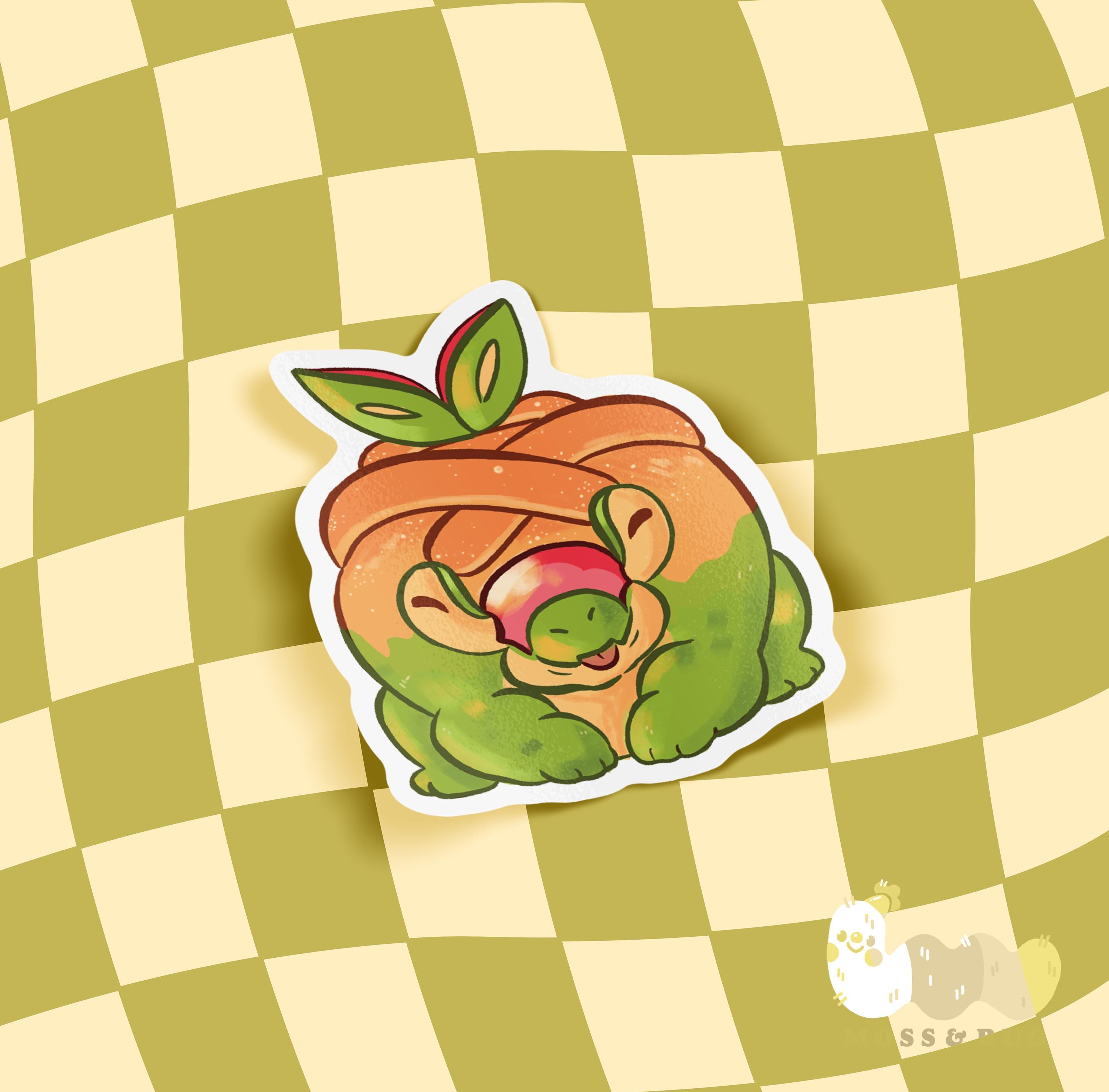 3000x2953 Apple Buddy Poke Inspired Sticker