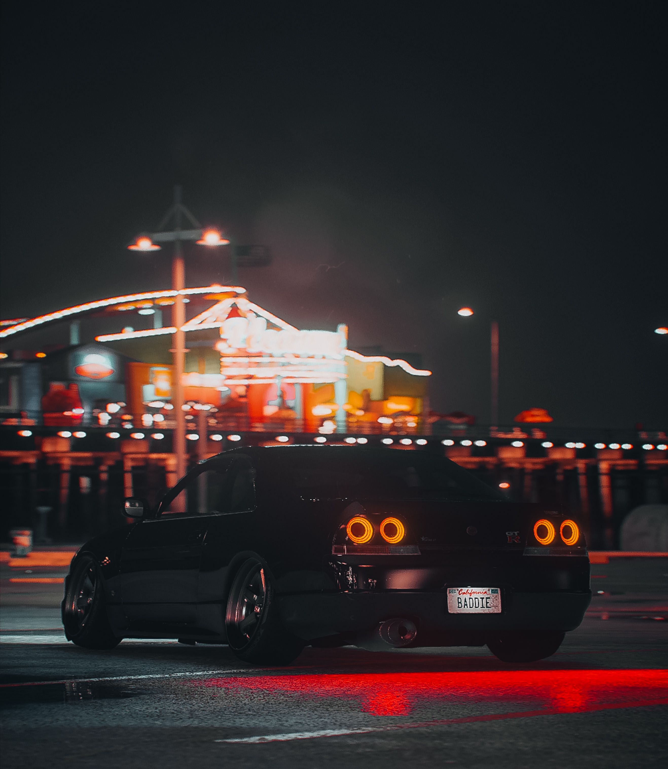 2635x3035 Black Car on Road during Night Time · Free