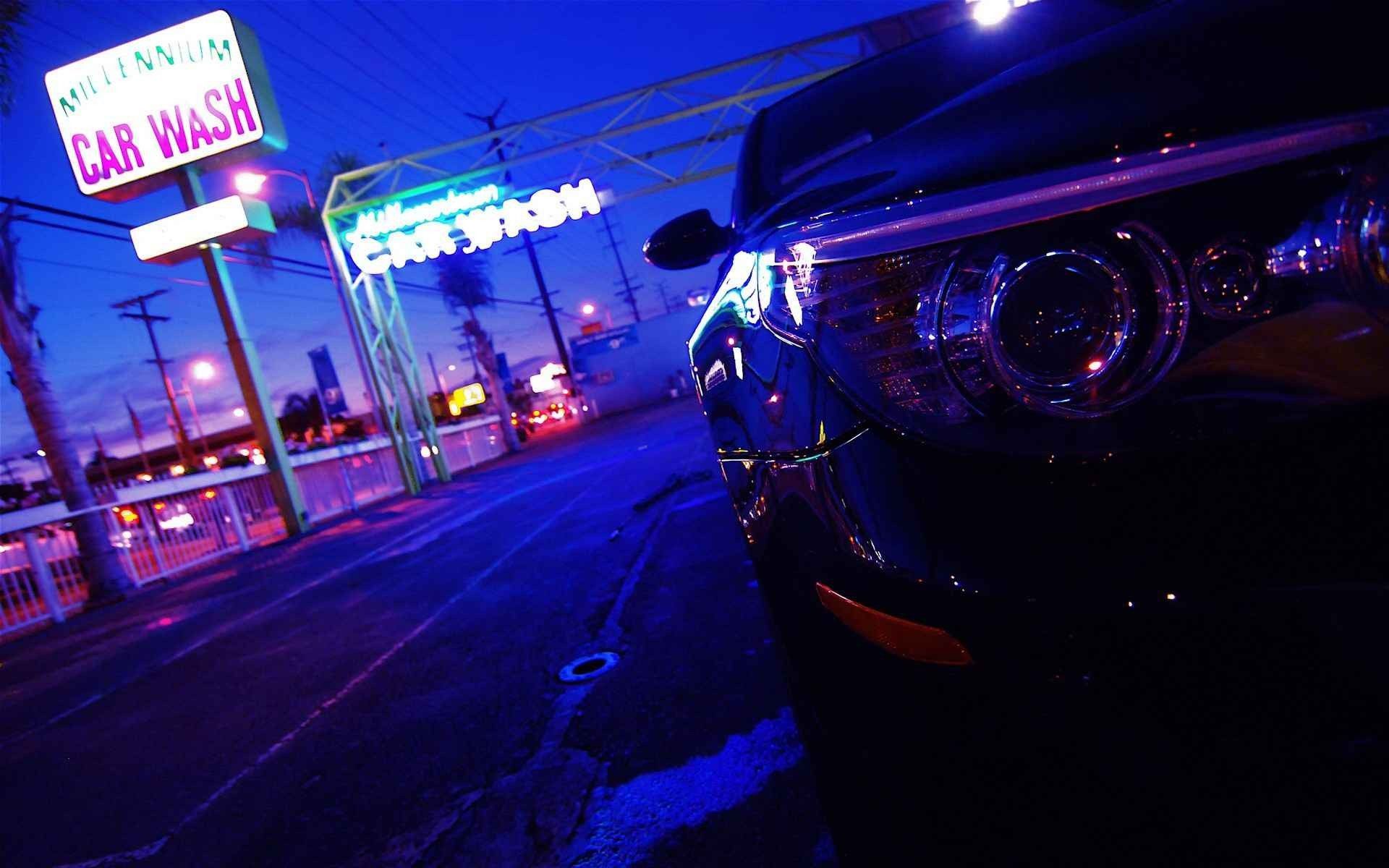 1920x1200 Night Car Wallpaper