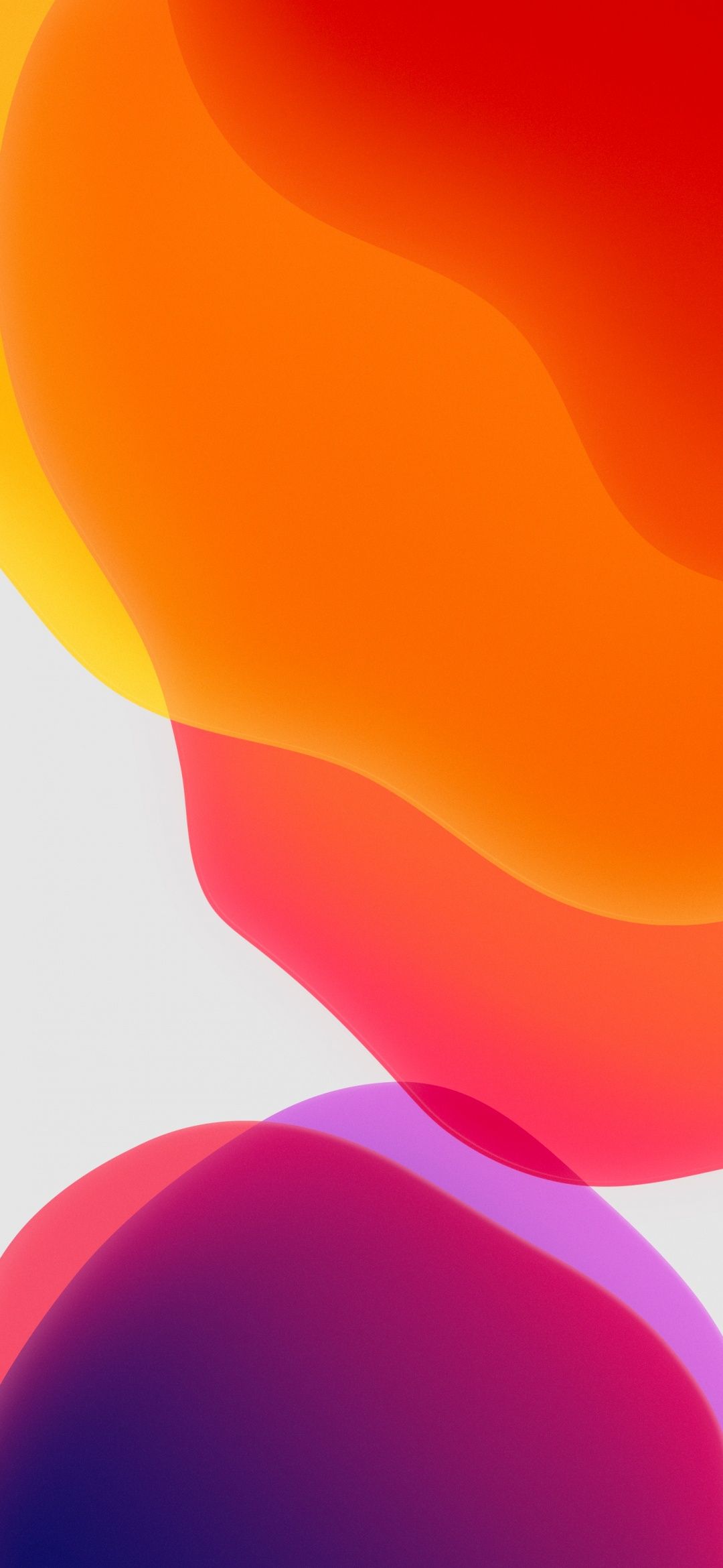 1080x2340 iPadOS Wallpaper 4K, Stock, Orange, White background