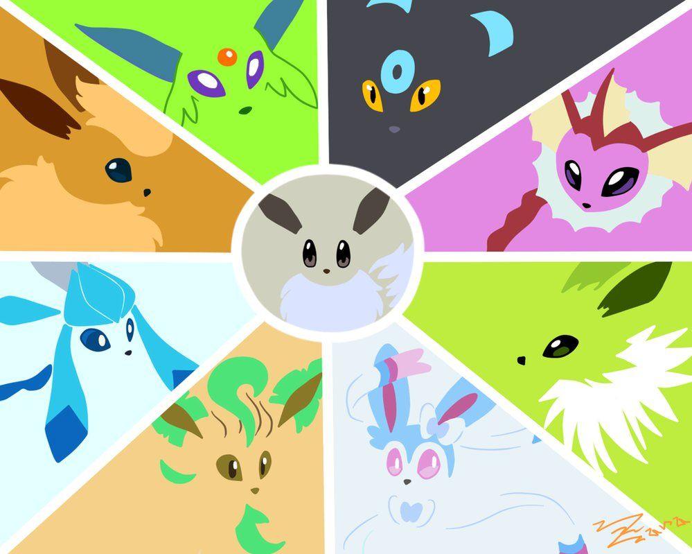 Pixilart - shiny Eevee evolutions by insaitysBFF