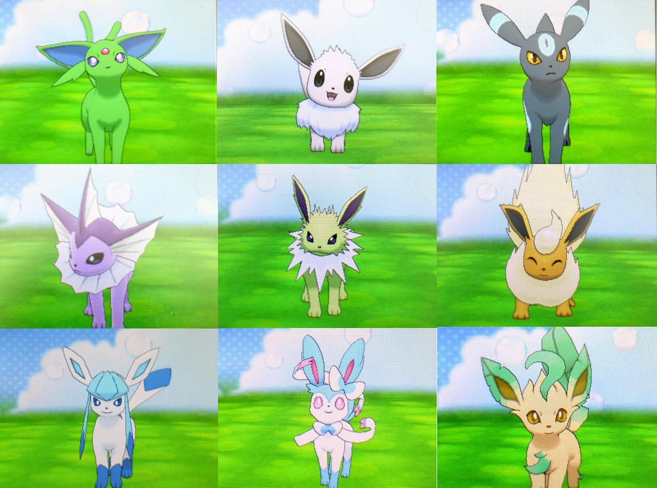 Pixilart - shiny Eevee evolutions by insaitysBFF