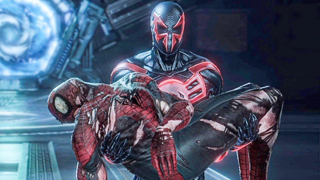 1280x720 Hey There True Believers! I Was Wanting To Create A Wallpaper Via Wallpaper Engine Of The Main Menu Of Spider Man Edge Of Time. But I Can't Find Any Footage Of The Main