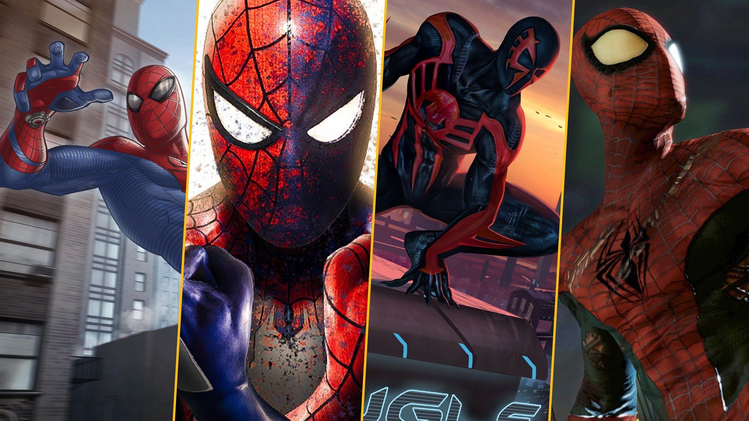2560x1440 All Spider Man Games On PlayStation 3
