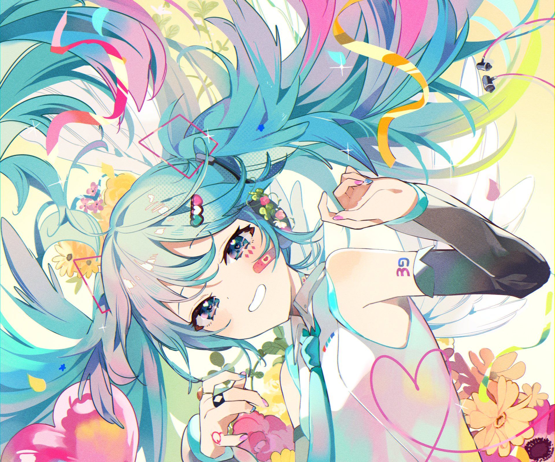 1920x1600 Hatsune Miku HD: Vivid Vocaloid Anime Wallpaper