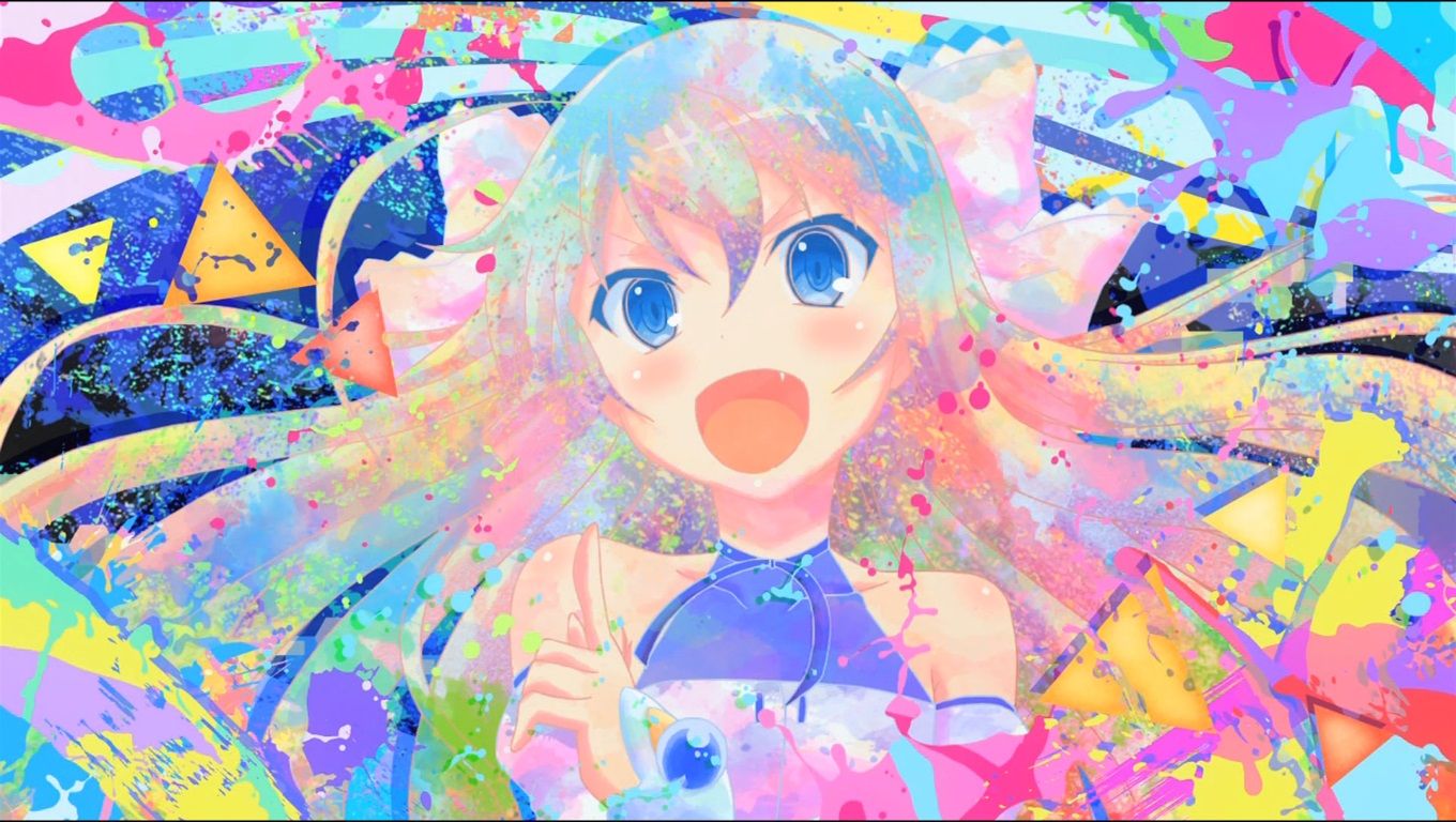 1360x768 Colorful Vivid Girls Wallpaperx768
