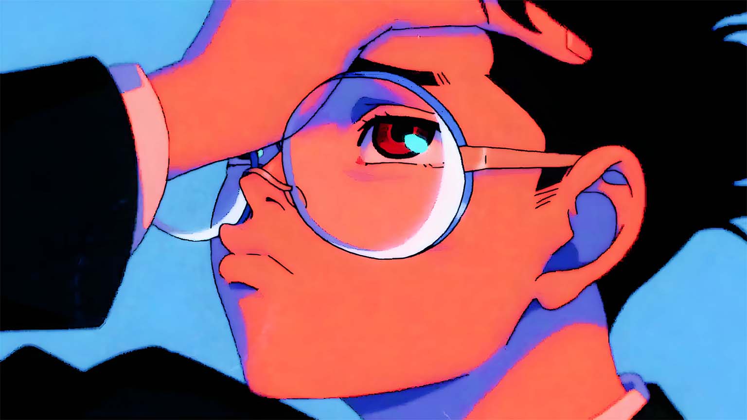 1536x864 DanDaDan Okarun Vivid Art Desktop Wallpaper