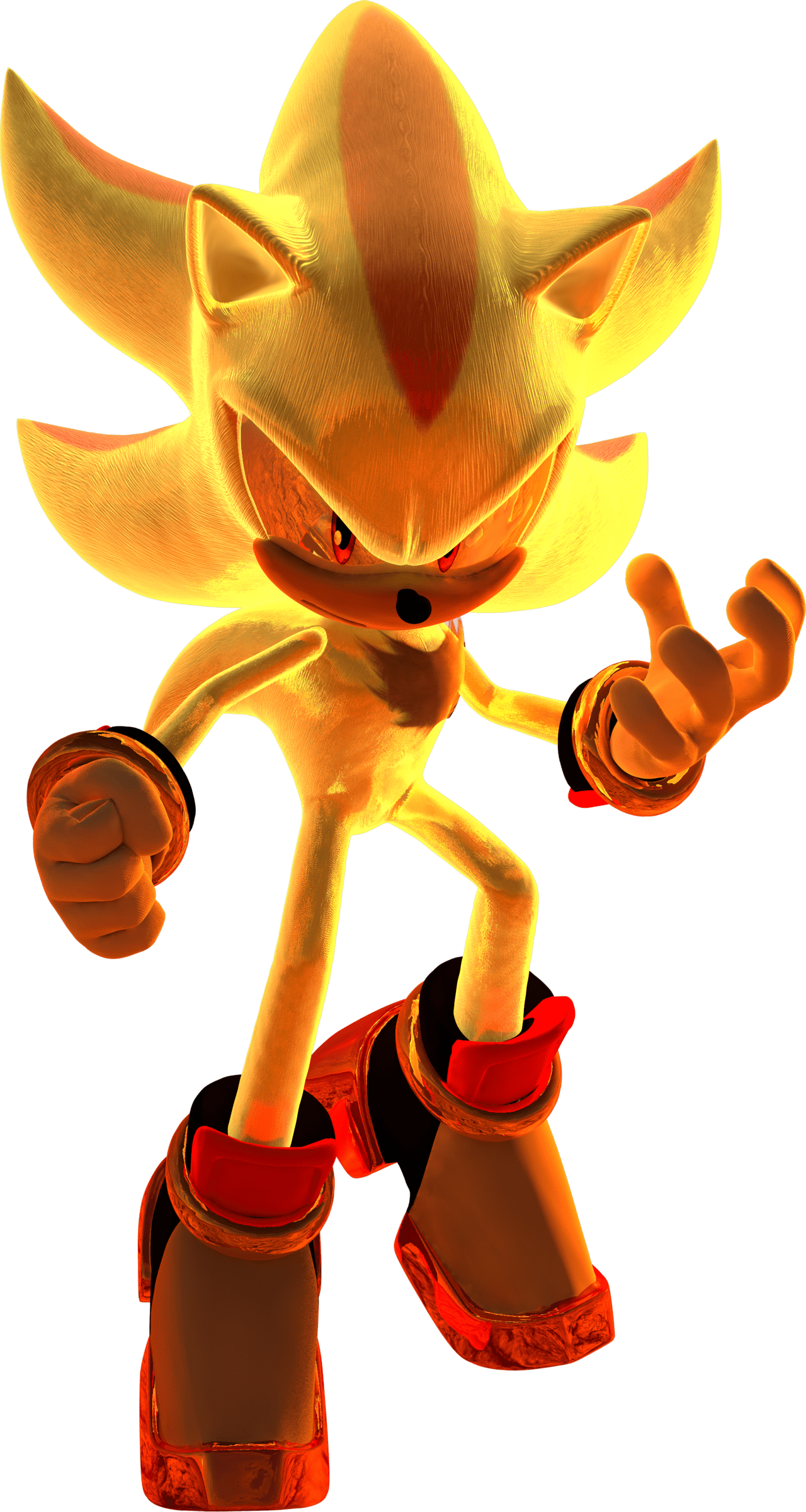 1280x2400 Download Super Shadow Shadow The Hedgehog Png PNG Image with No Background