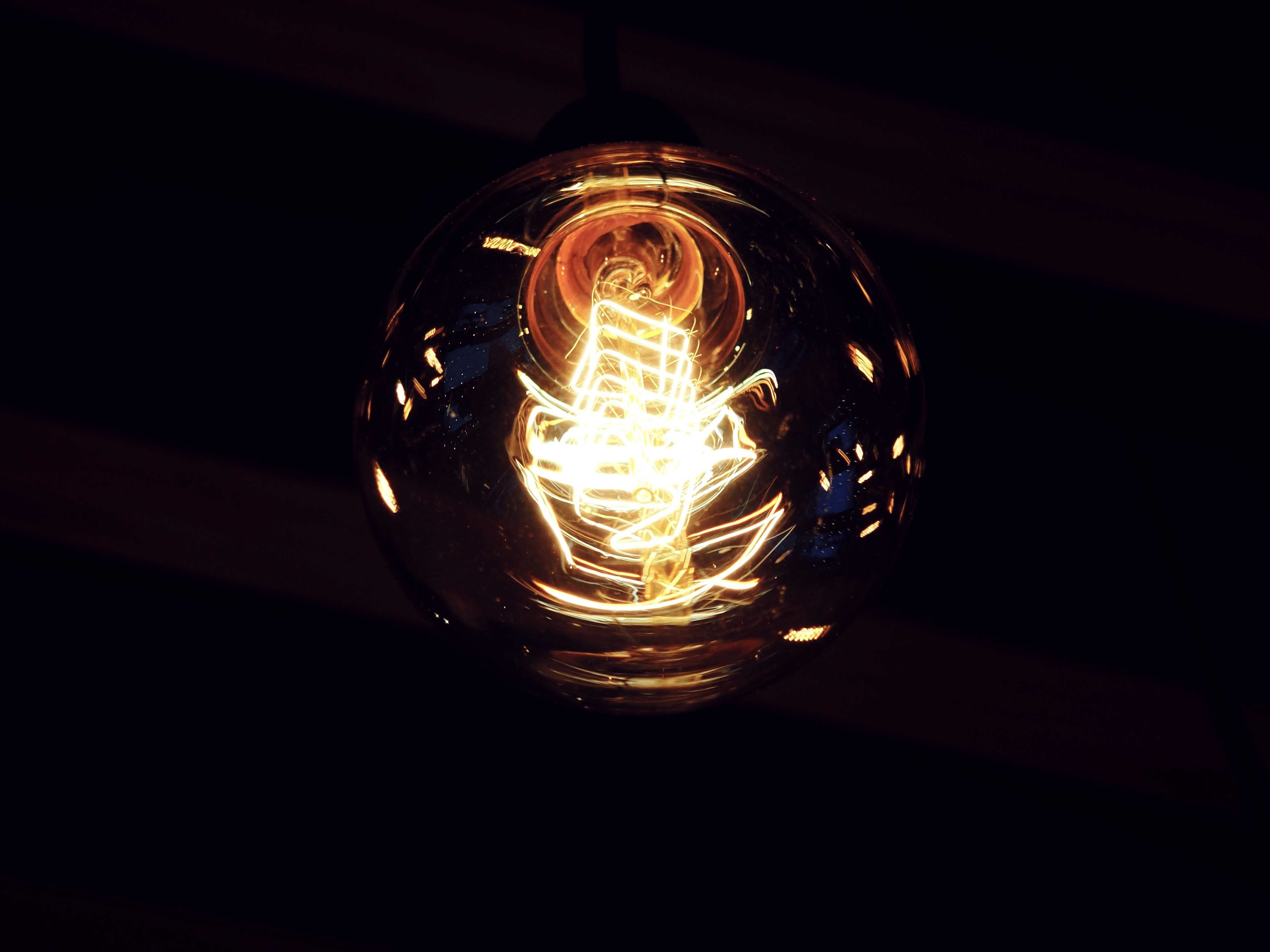 4469x3352 Free picture: dark, darkness, electricity, technology, light, wire, lamp