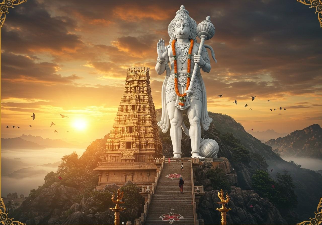 1280x896 Dindigul Bhaktha Anjaneyar Temple- A Journey Beyond the City's Biggest Dashakarma Bhandar