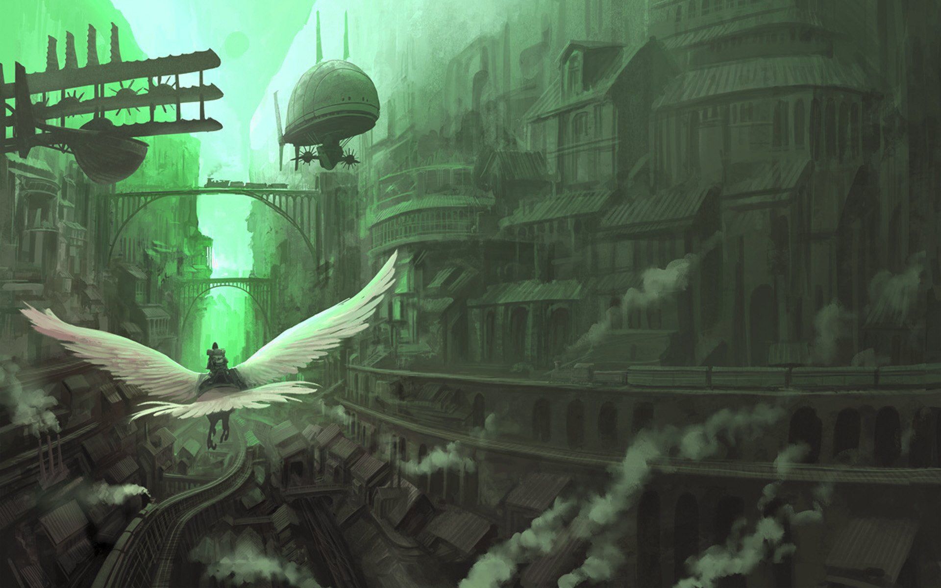 1920x1200 Steampunk Dreams: A Sci Fi HD Wallpaper Adventurex1200