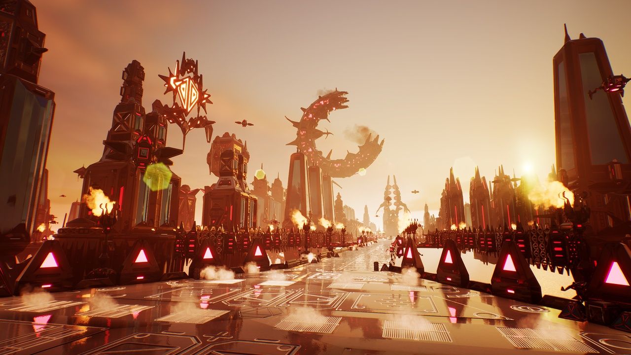 1280x720 Scifi Mechanical City
