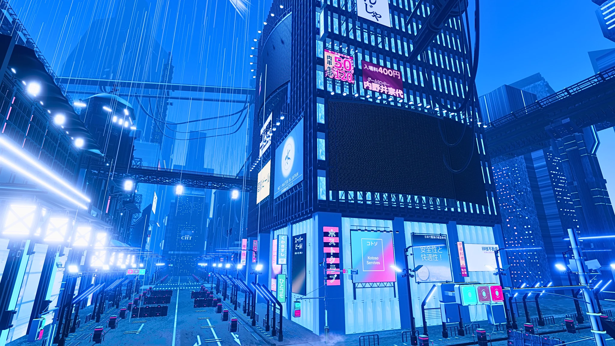 2048x1152 TITOR on X: World:mechanical city by:HAKUSEKIREI（怜） 光り輝く未来都市。 A shining city of the future. #VRChat #VRChat_world紹介 #VRChatPhotography / X