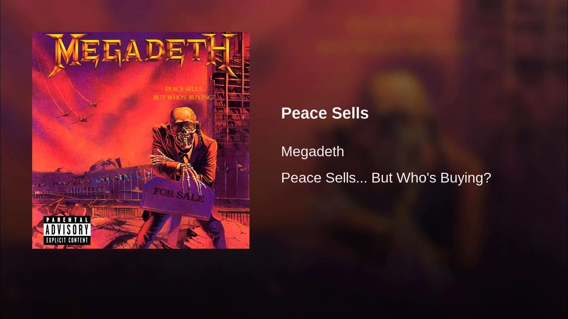 1920x1080 Megadeth Wallpaper Peace Sells
