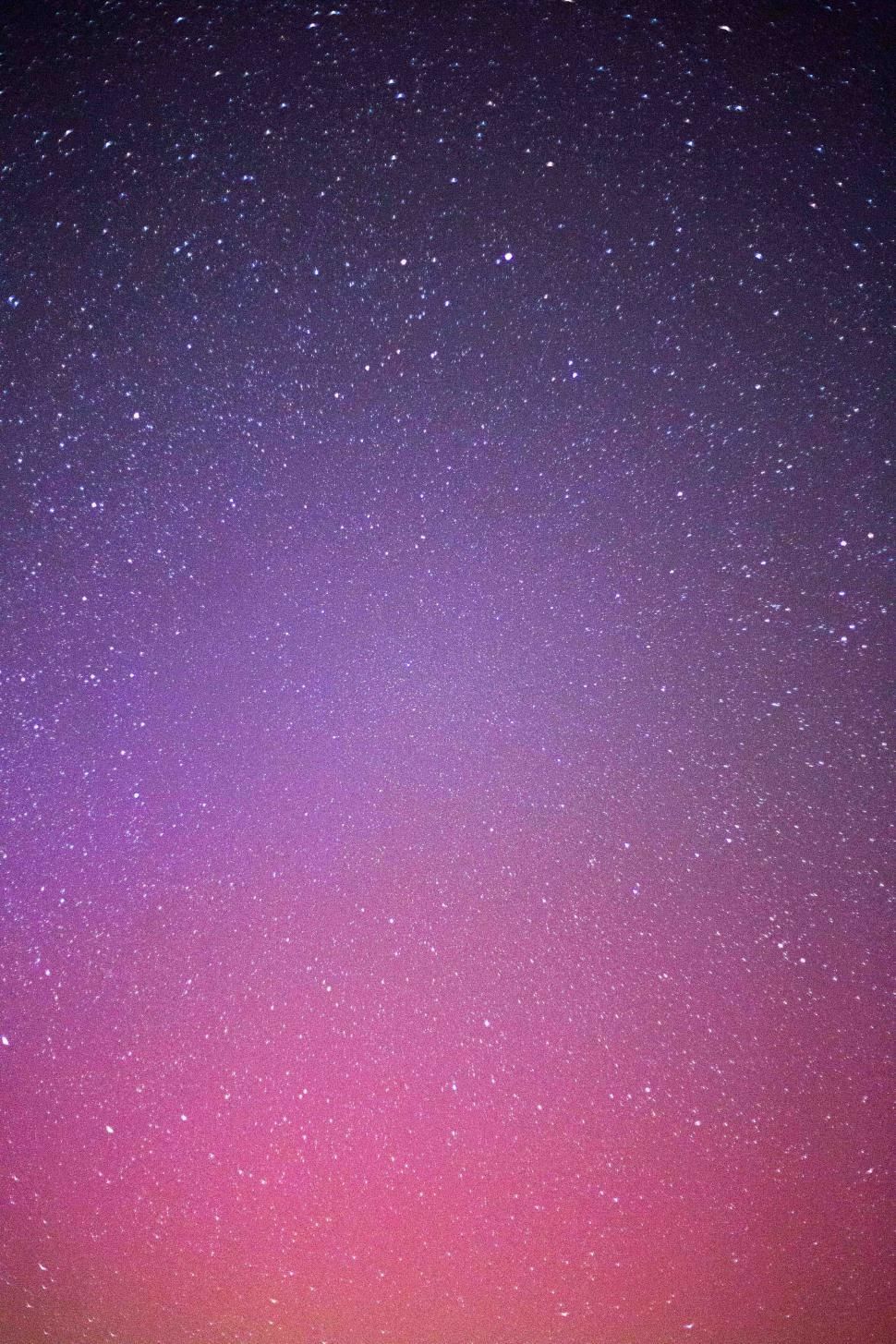 970x1455 Free of A purple and pink starry sky. Download Free Image and Free Illustrations