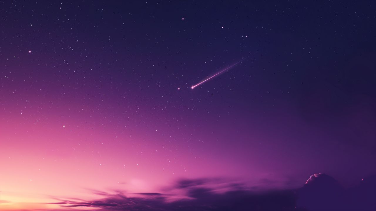 1280x720 Shooting star Wallpaper 4K, Ethereal