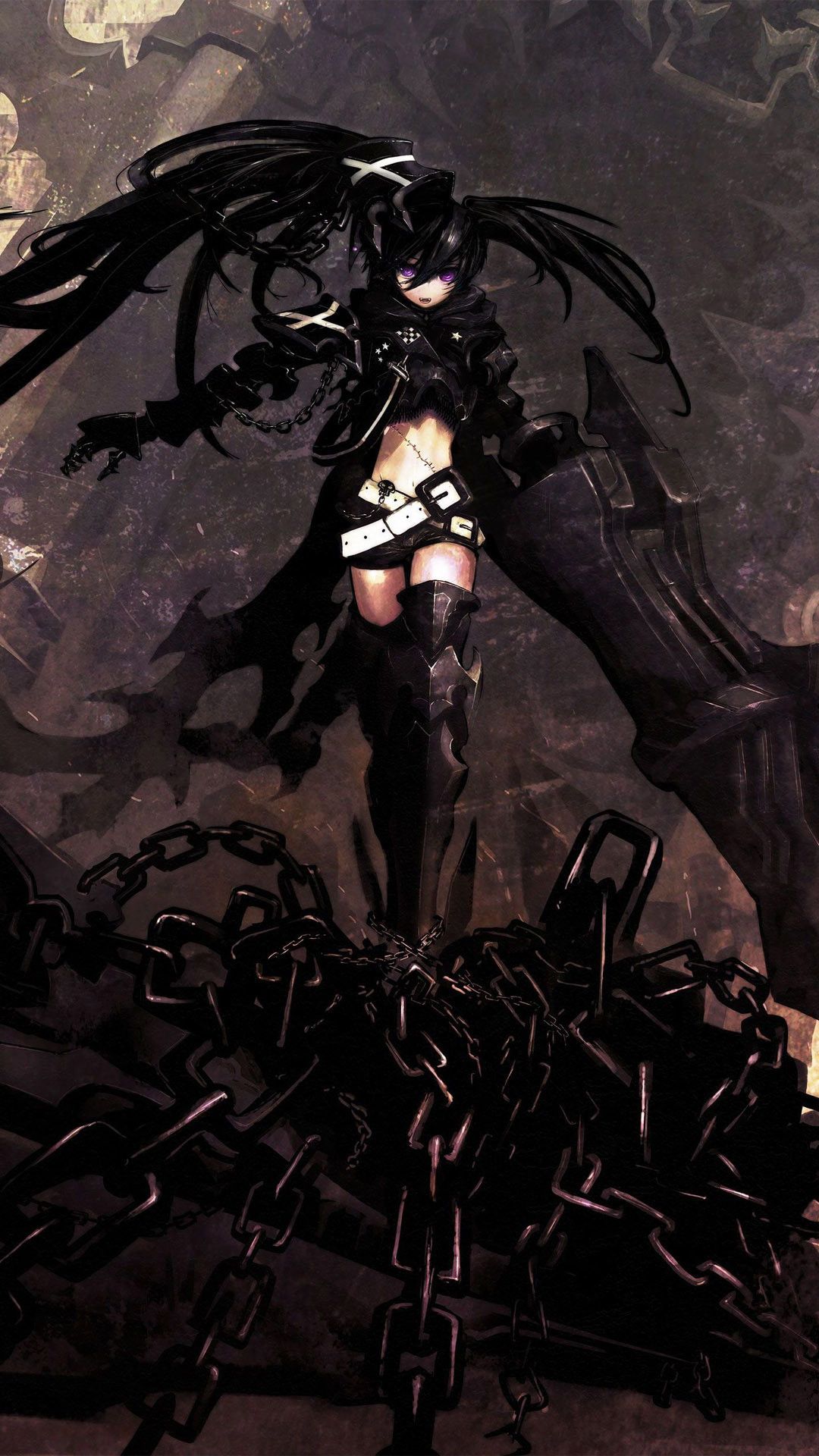 1080x1920 4k Dark Anime Phone Wallpaper