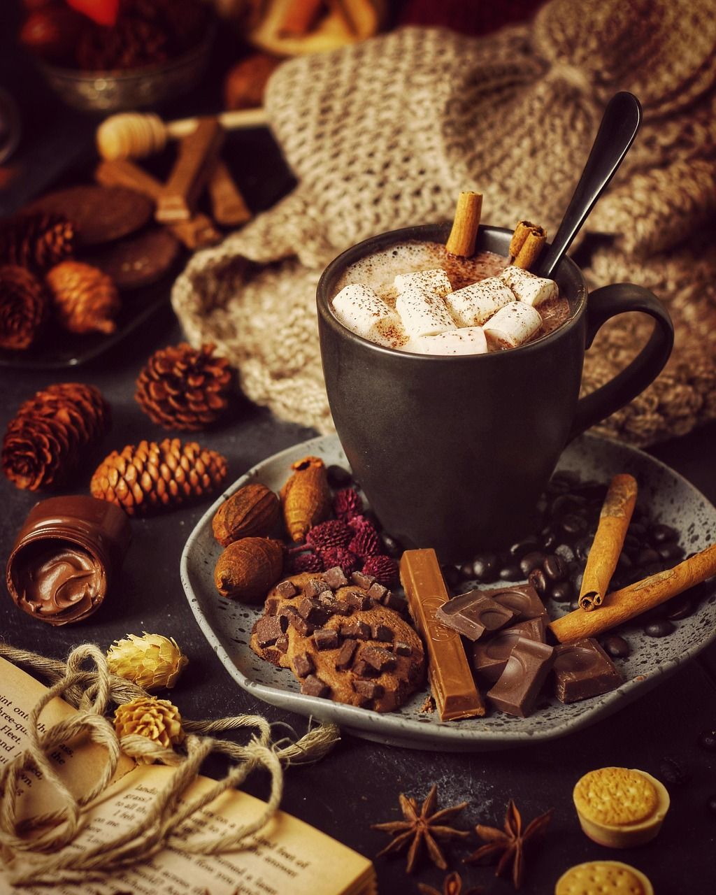 1024x1280 Hot Chocolate Drink Christmas