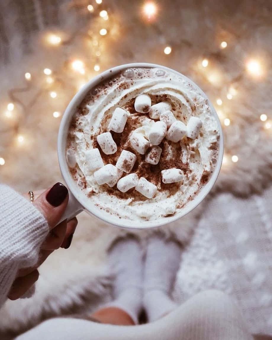 919x1147 Download Steaming hot chocolate in a cozy atmosphere Wallpaper