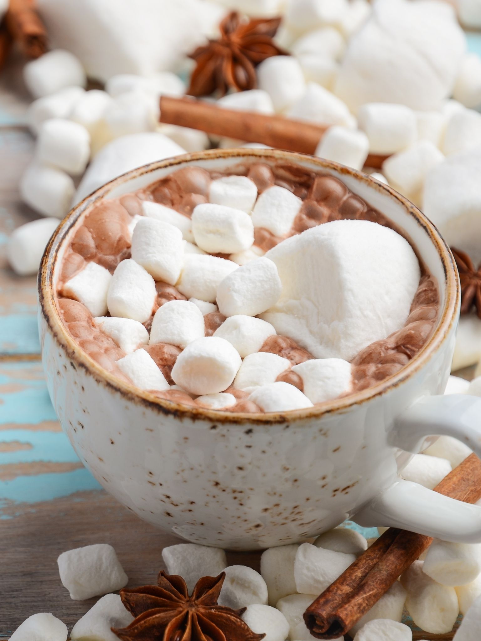 1536x2048 Phone wallpaper: Food, Hot Chocolate, Marshmallow, Cup 1364735