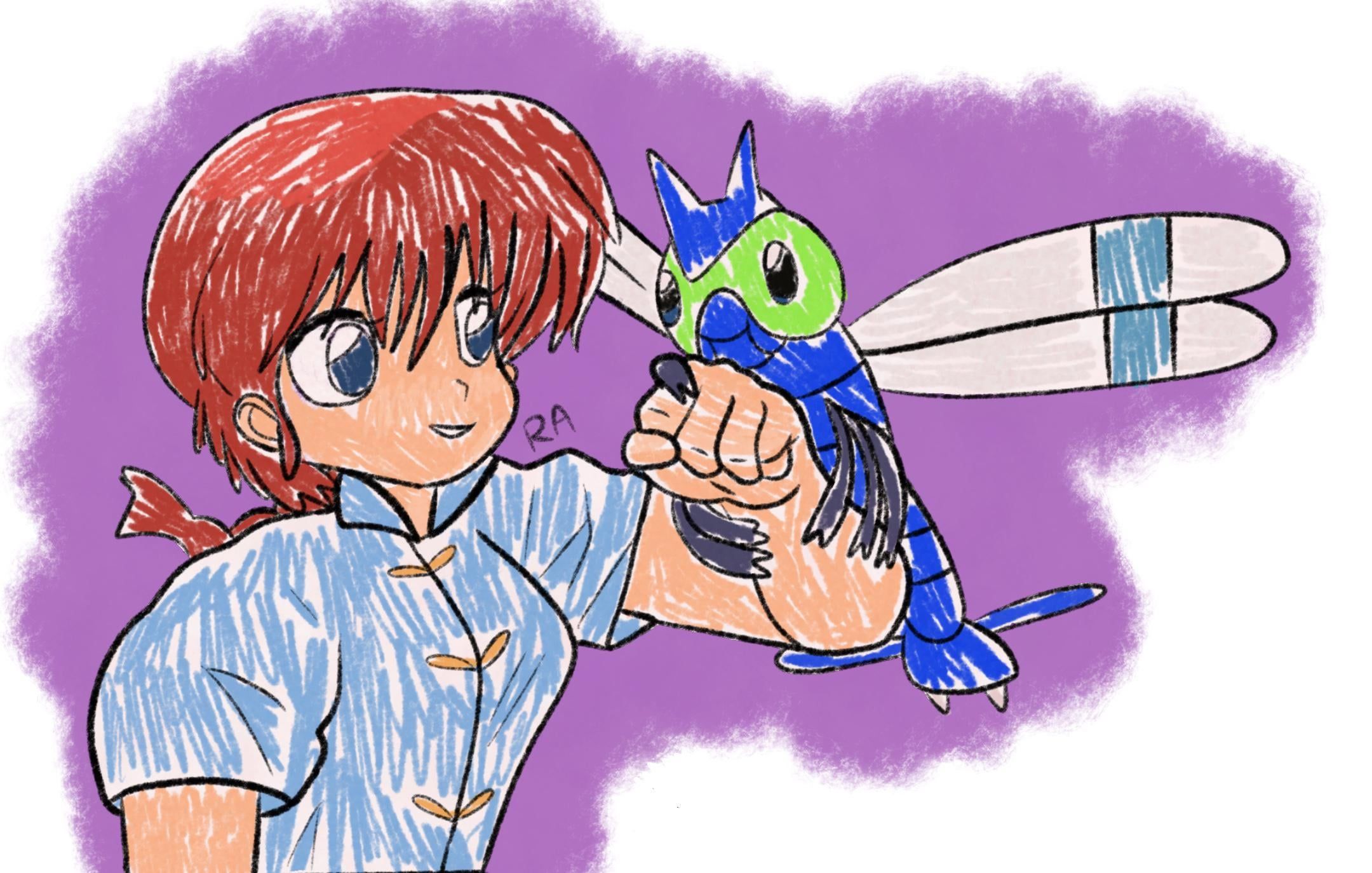 2160x1374 Whipped this up real quick. Ranma and Yanma