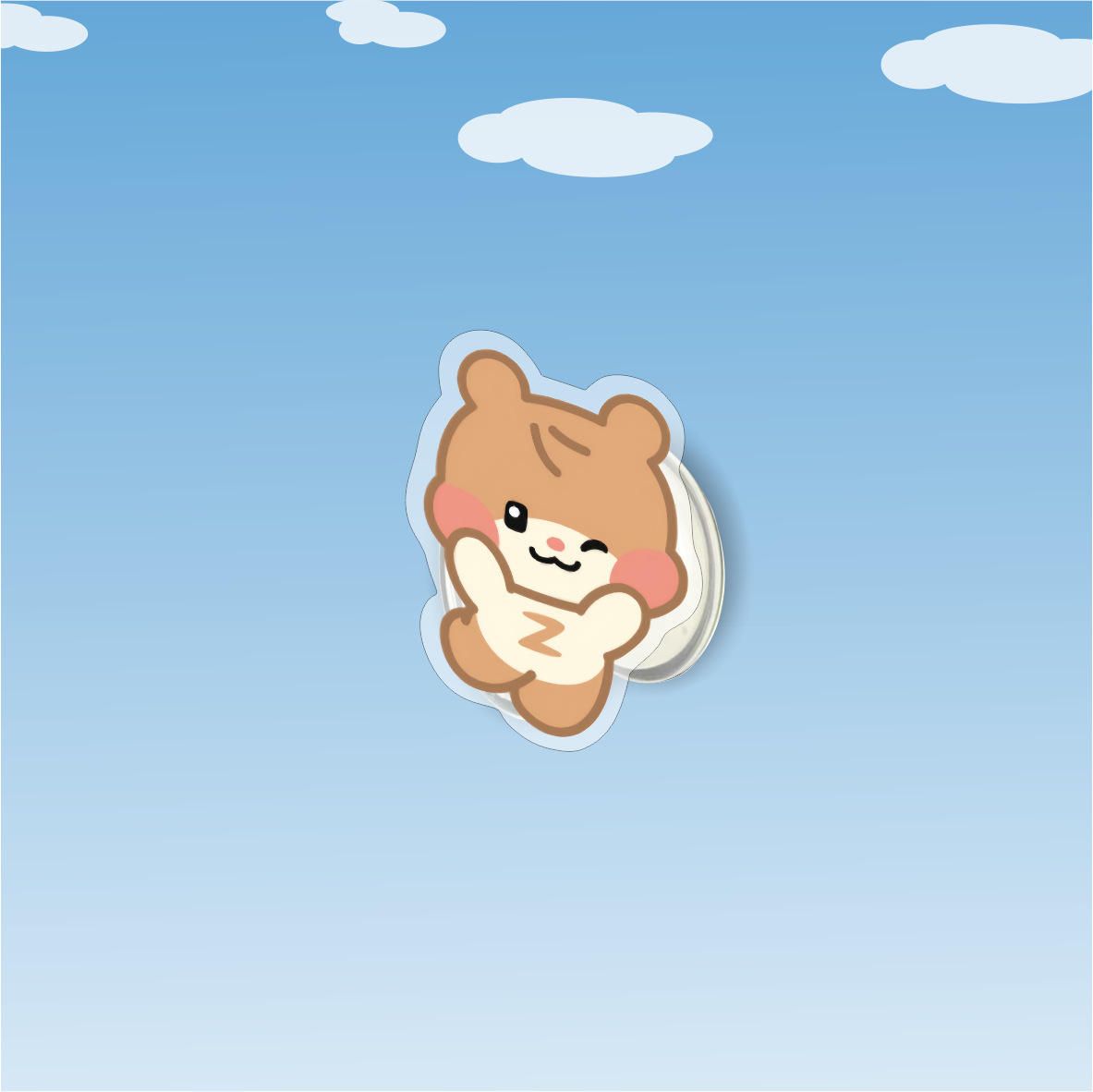 1183x1182 KPOP Zerobaseone Zeroni Cute Cartoon HD Photo Print Acrylic Phone Holder Gyuvin Yujin Jiwoong Matthew Extension