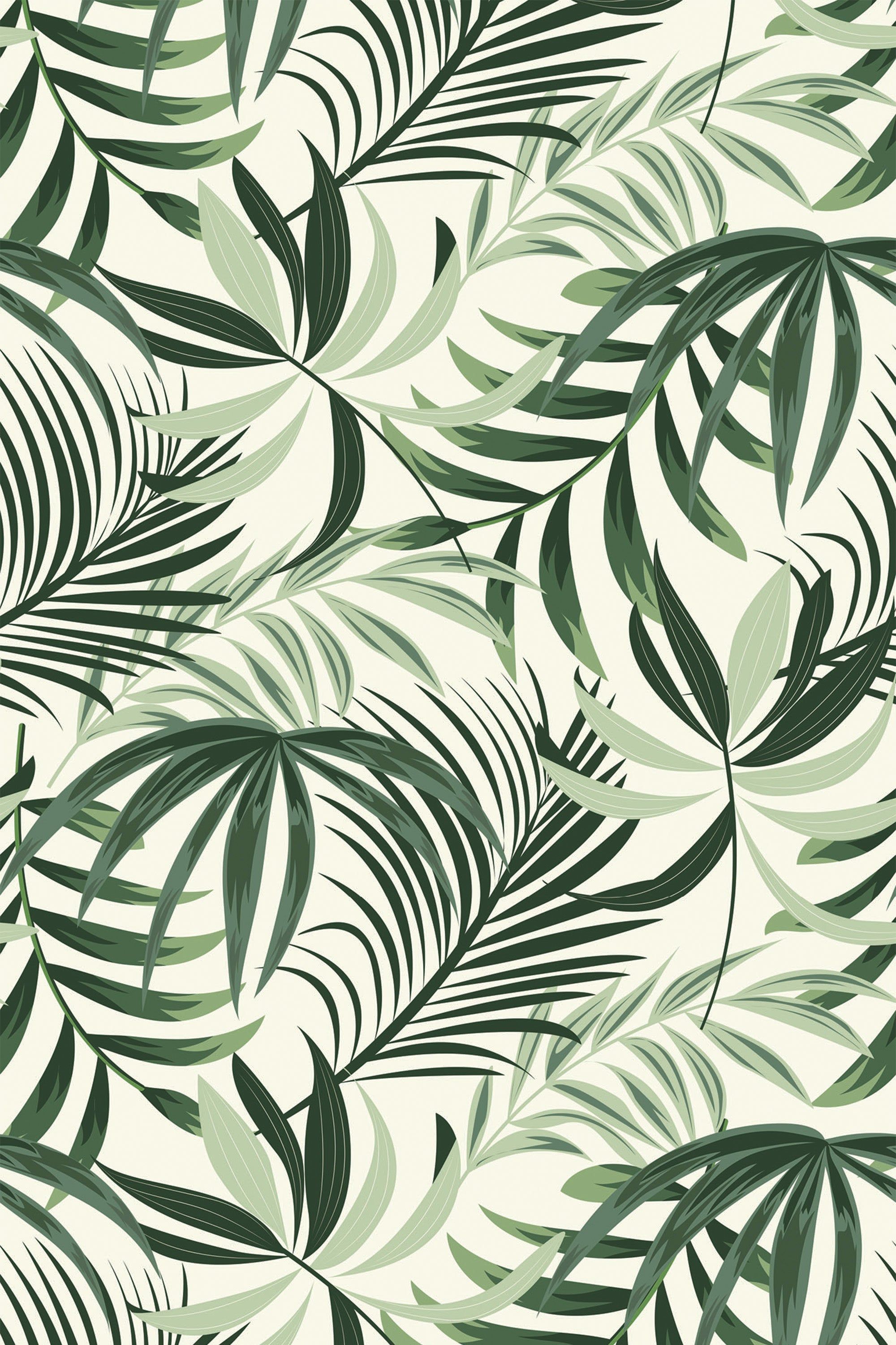 2000x3000 Green tropical leaf Peel and Stick Removable Wallpaper