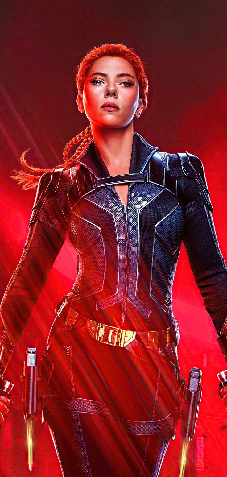 736x1546 Natasha in Black Widow (2021) Phone Wallpaper