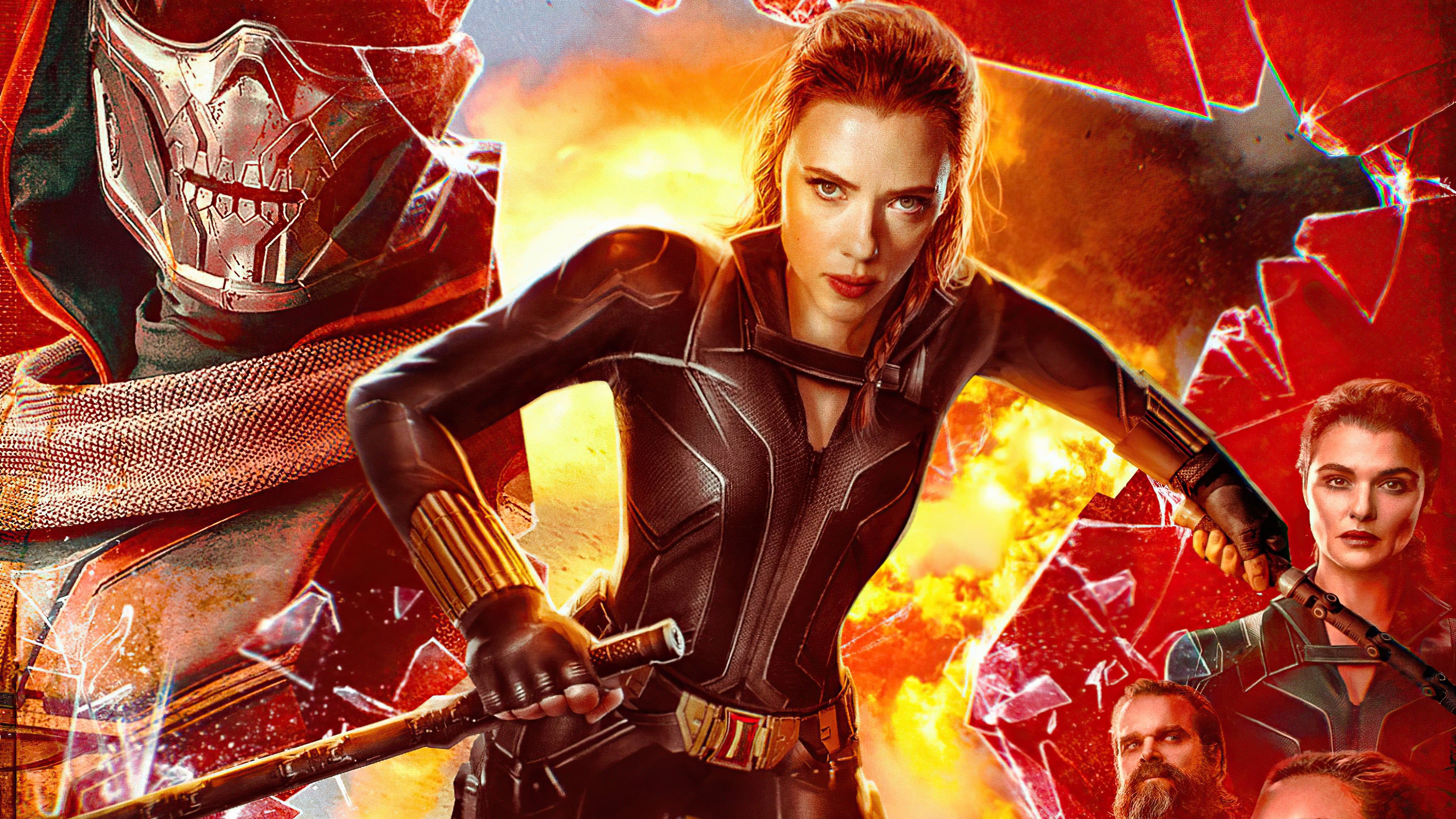 3840x2160 Black Widow Poster 2021 Wallpaper 4K for Desktop
