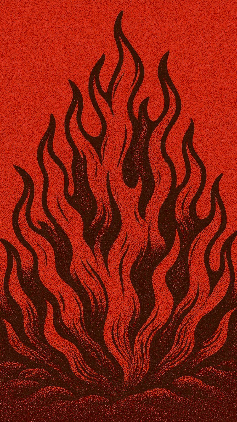 800x1422 Fire Vintage Image Wallpaper