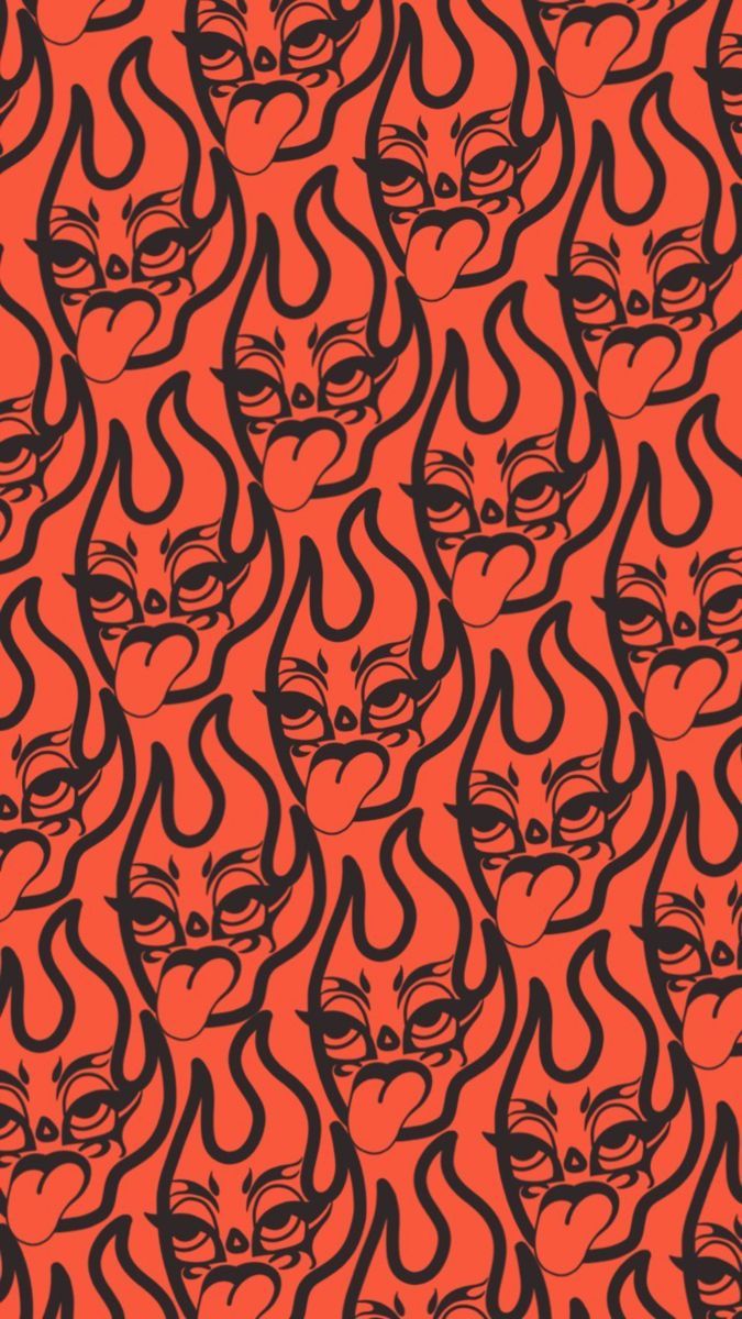 675x1200 Abstract Cat Pattern Wallpaper. Trippy pattern wallpaper, Flame pattern illustration, Fire pattern wallpaper