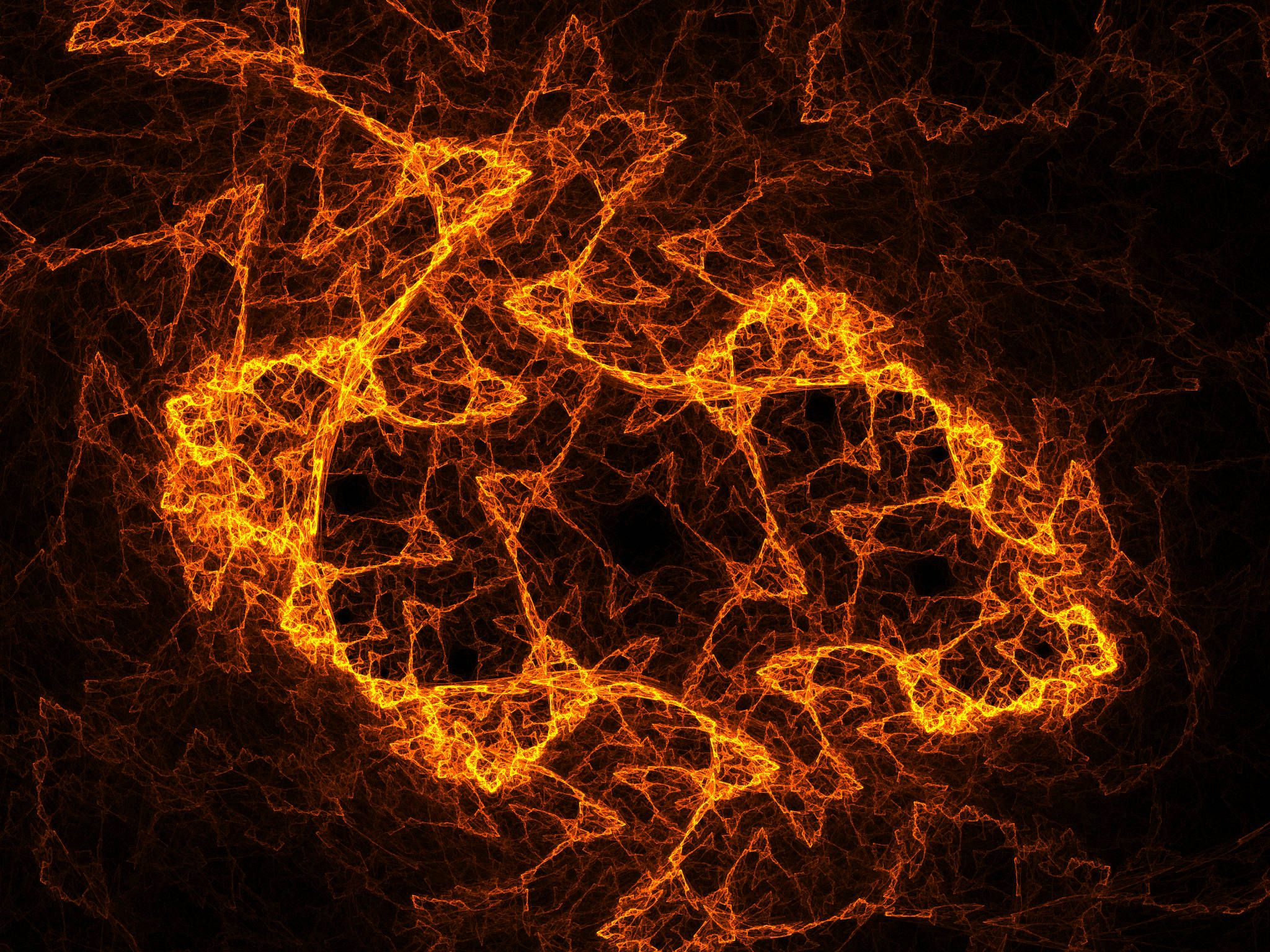 2048x1536 Download Energy Fiery Pattern Wallpaper