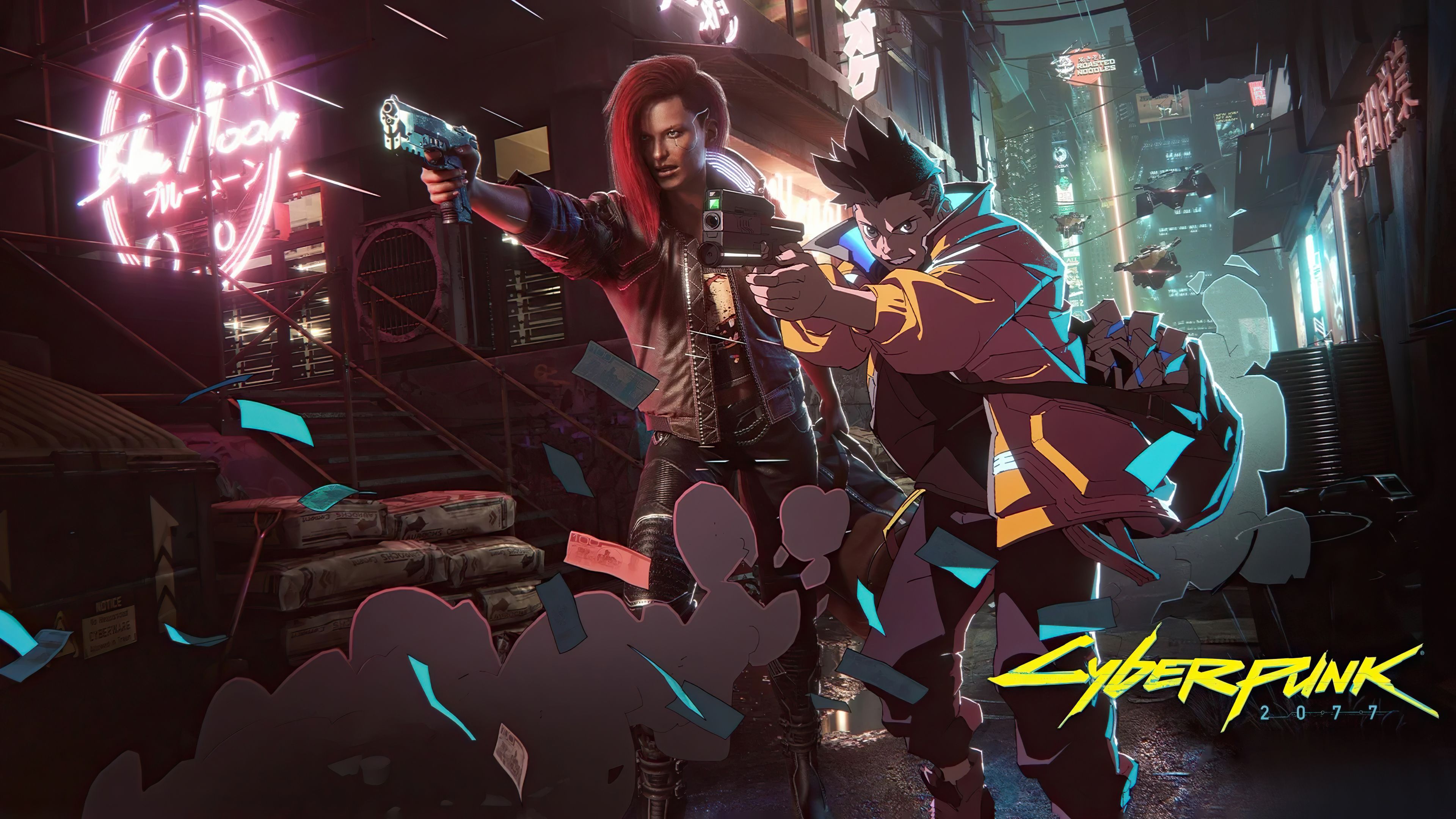 3840x2160 Cyberpunk Edgerunners Desktop Wallpaper