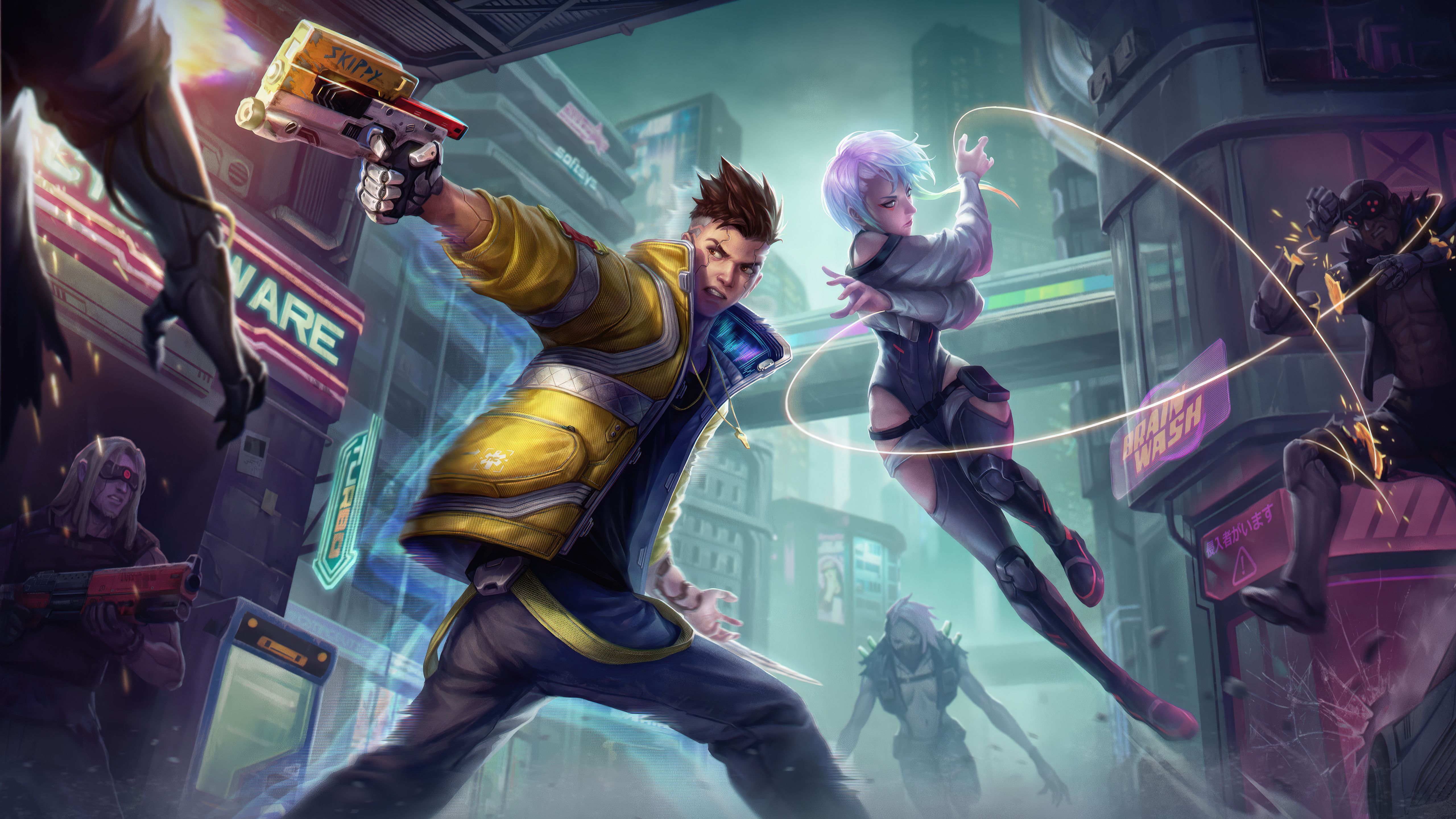 5120x2880 Cyberpunk: Edgerunners Wallpaper and Background: Free HD Download
