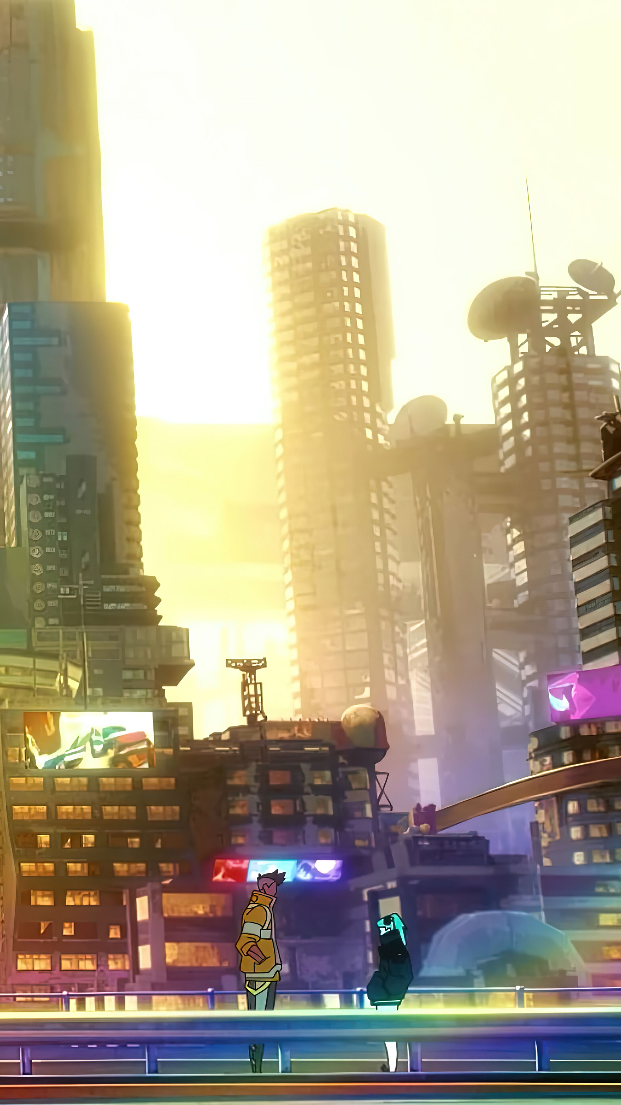 2160x3840 Cyberpunk: Edgerunners Night City 4K Wallpaper iPhone HD Phone i