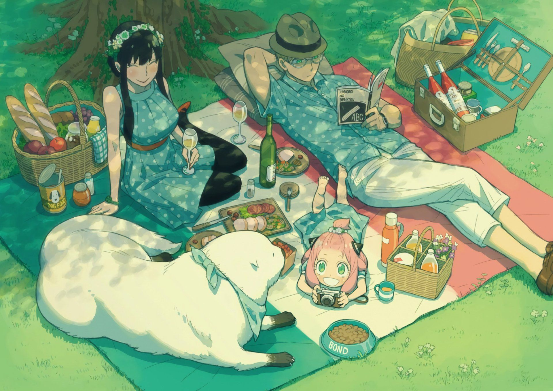 1920x1358 Spy x Family Picnic HD Wallpaper