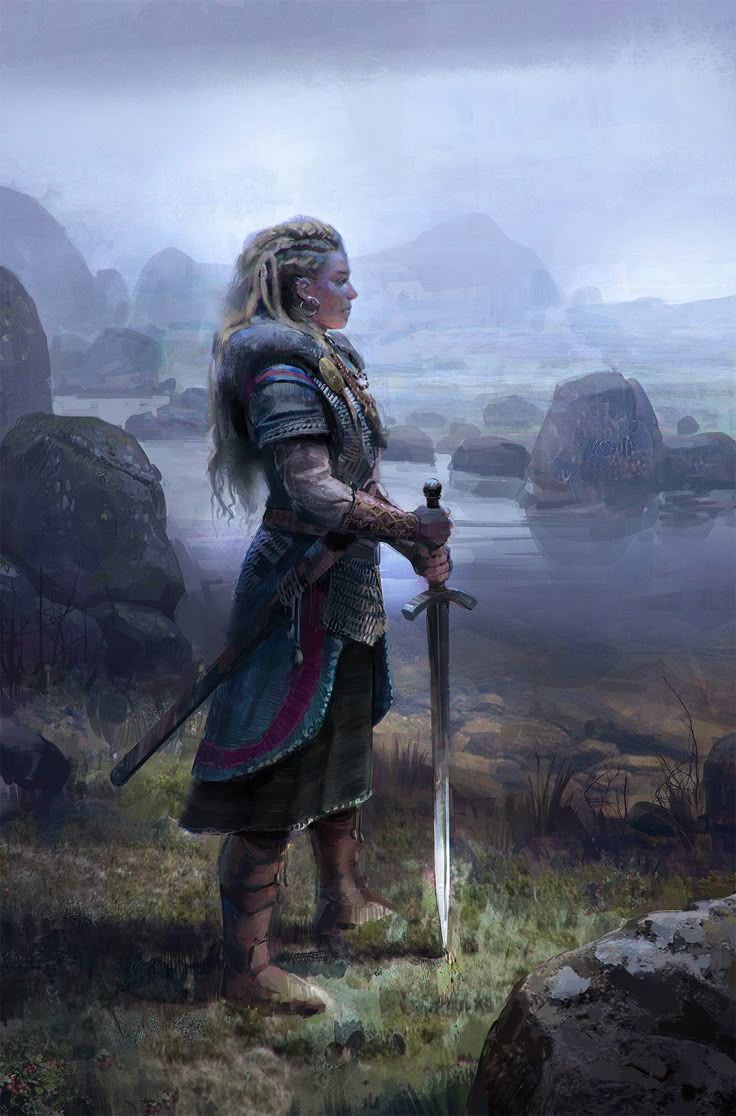 736x1116 Viking Woman, John Wallin Liberto