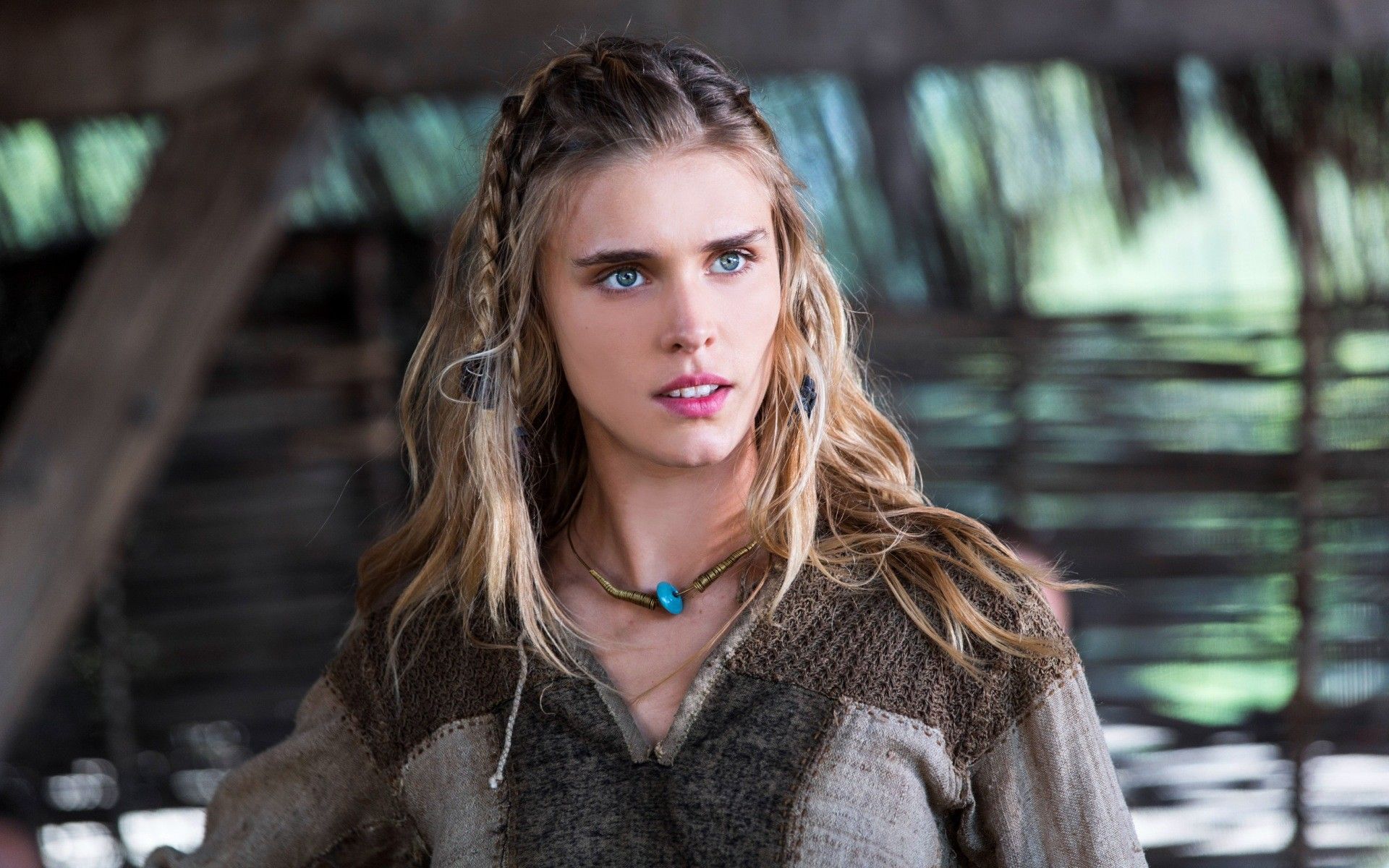 1920x1200 Blonde girl Viking Desktop wallpaper 1024x768