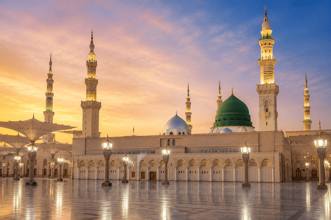 1400x933 Masjid e Nabawi. History, Domes & Key Facts