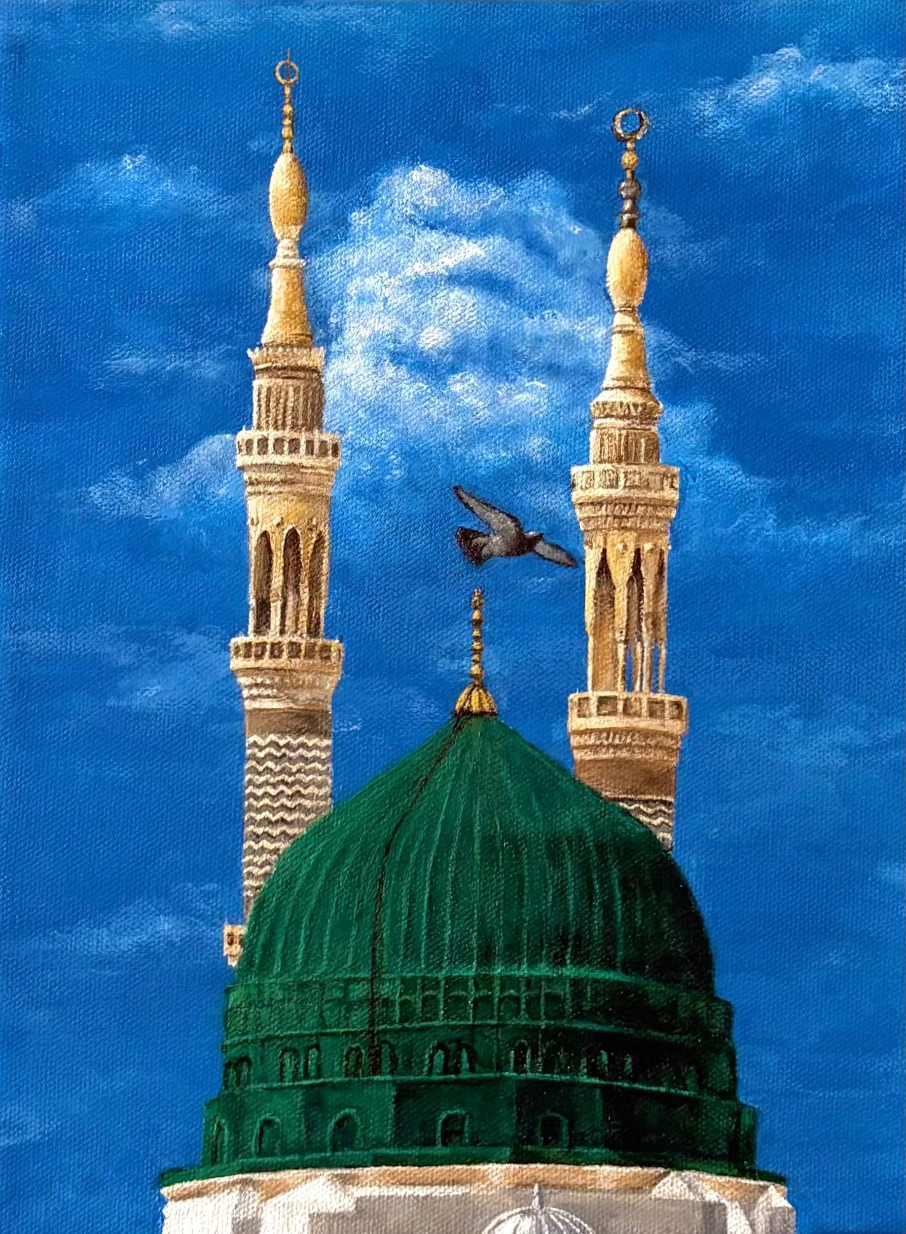 1837x2502 Masjid Al Nabawi” Prints