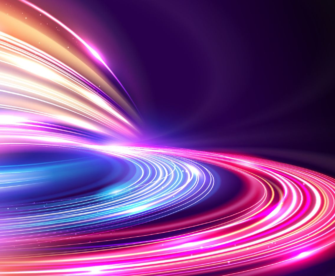 1136x936 Neon Speed Lights Effect Background