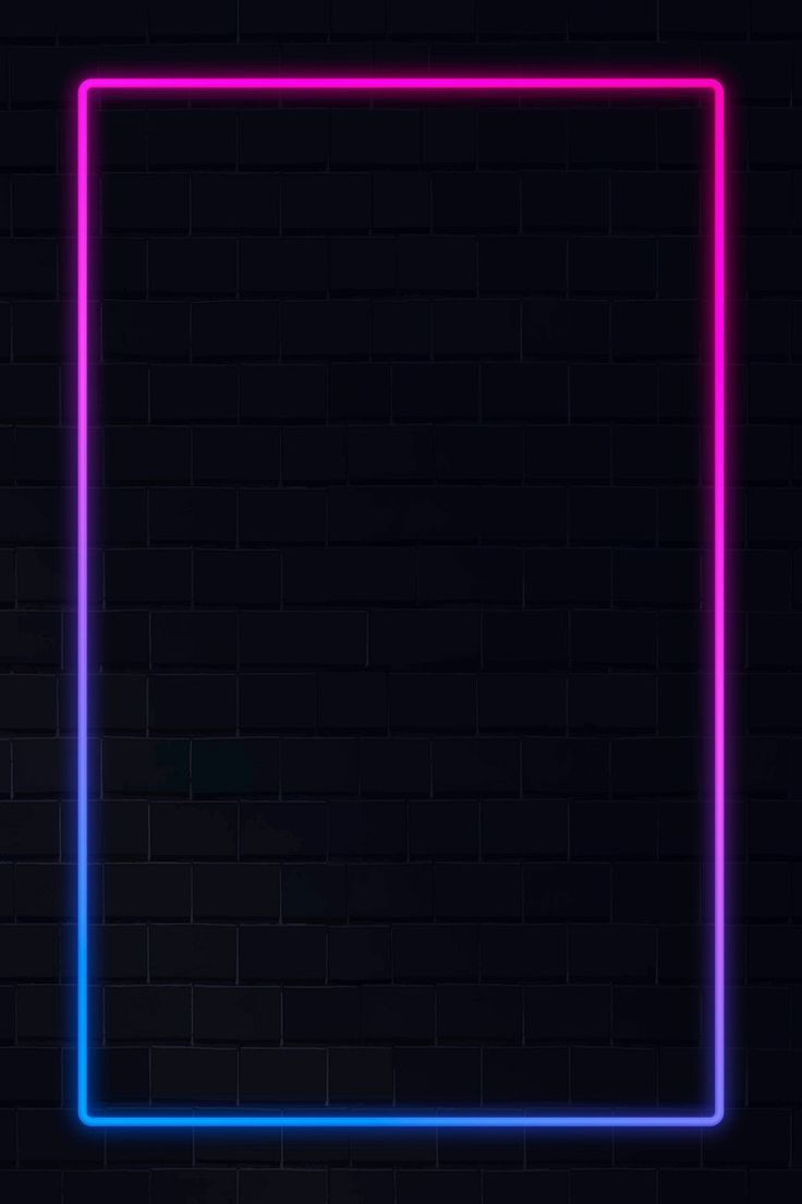 736x1104 Download premium vector of Pink and blue neon frame neon frame on a dark background vector by Aum about neon frames, background black, dark purple background, neon background, and neon 2408034