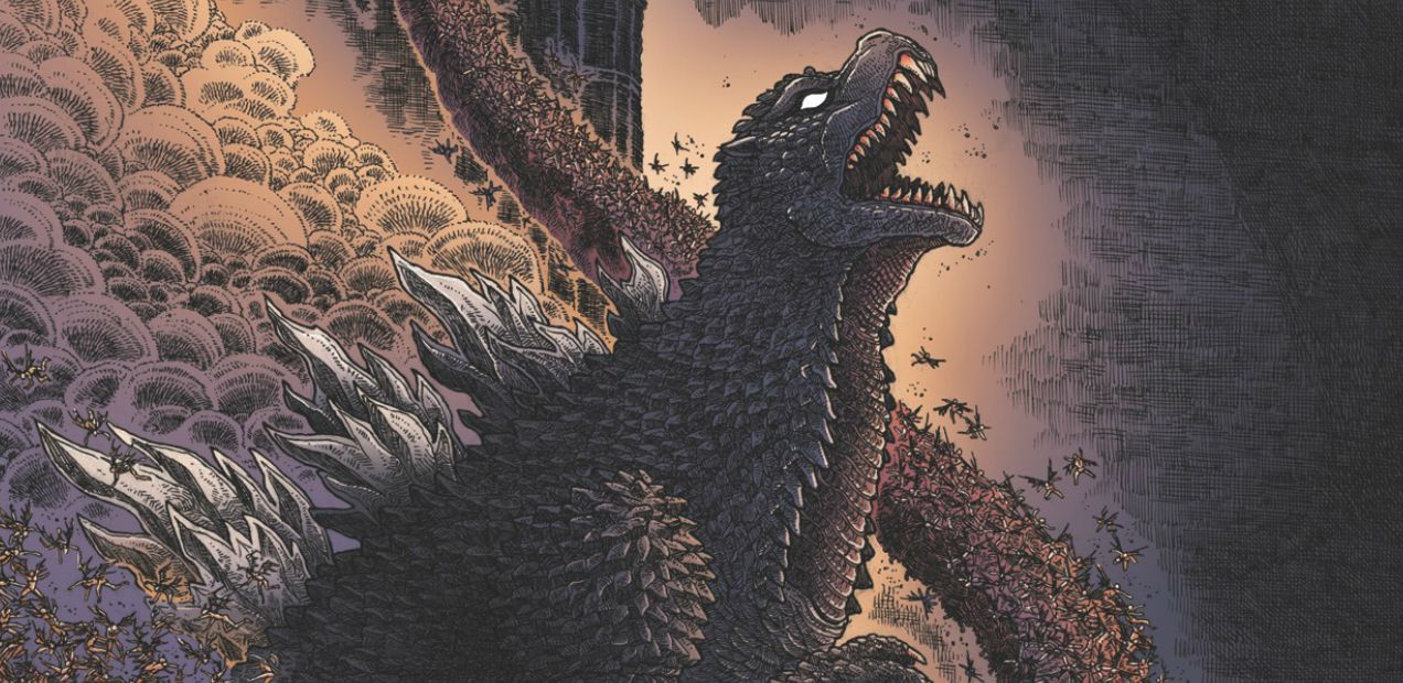 1272x620 Behold The Towering, Magnificent Horror Of 'GODZILLA IN HELL'