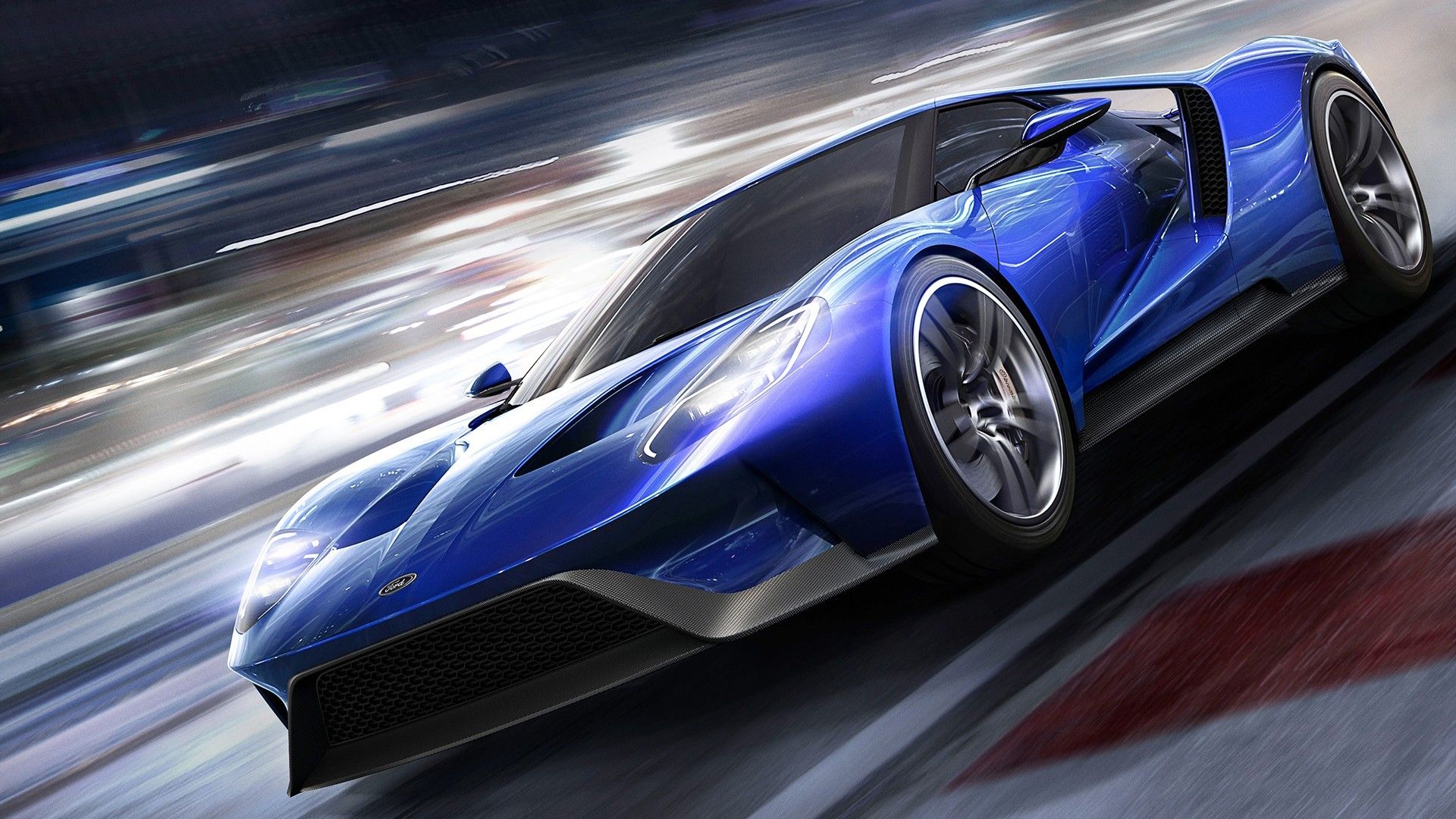 1920x1080 Forza Motorsport Video Games, Ford GT, Car, Race Tracks, Motion Blur Wallpaper HD / Desktop and Mobile Background