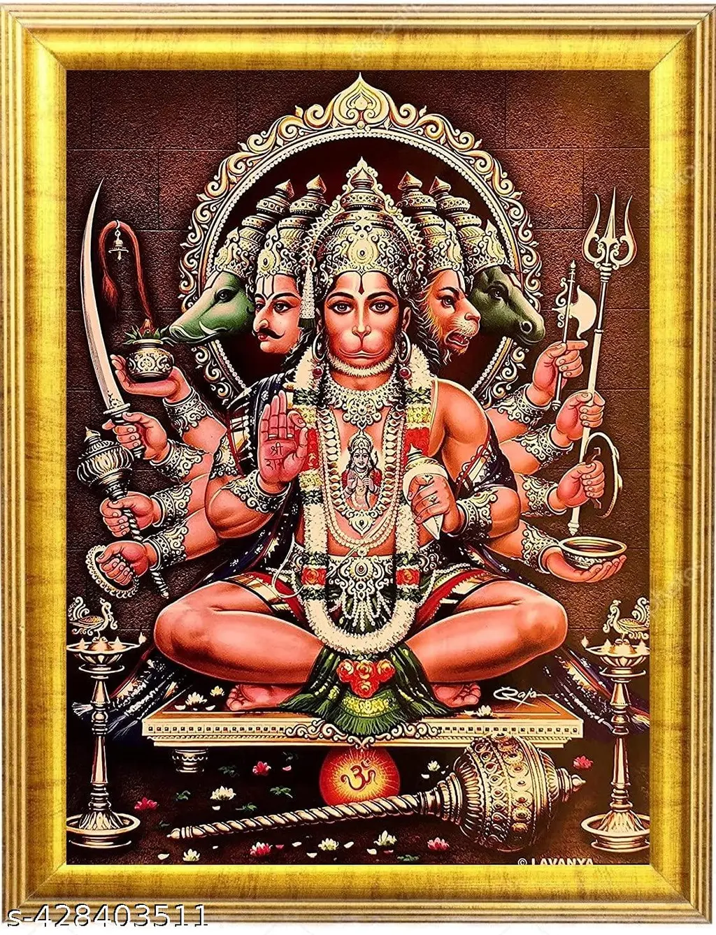 1024x1338 Price History of Garuda photo Hanuman Photo Frame; Panchamukhi; Panchmukhi; panchamuki; panchamuka; Panchamuga; Pancha; Panch; Mukha; Mukhi; Muki; Muka; from Amazon 63_60821302