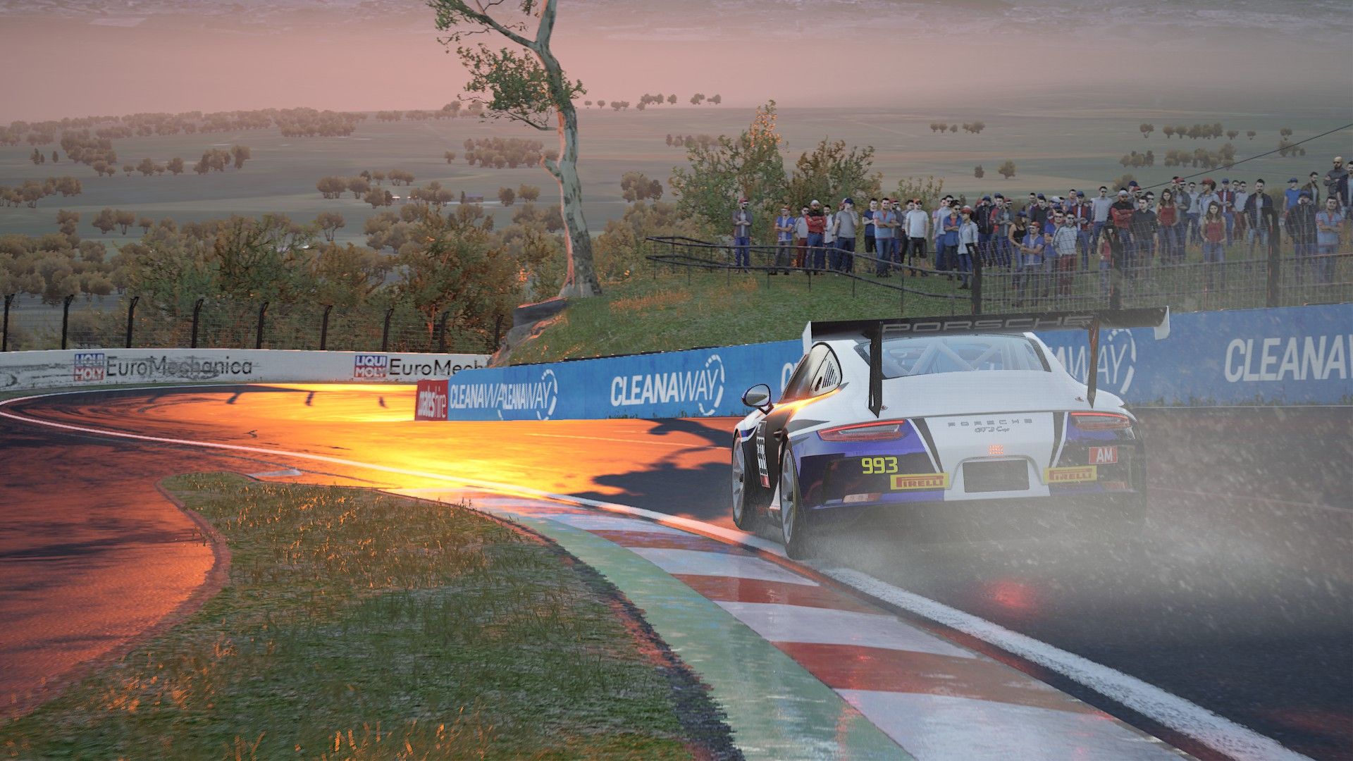 1920x1080 Mount Panorama 2hrs Endurance Race in the Sunrise