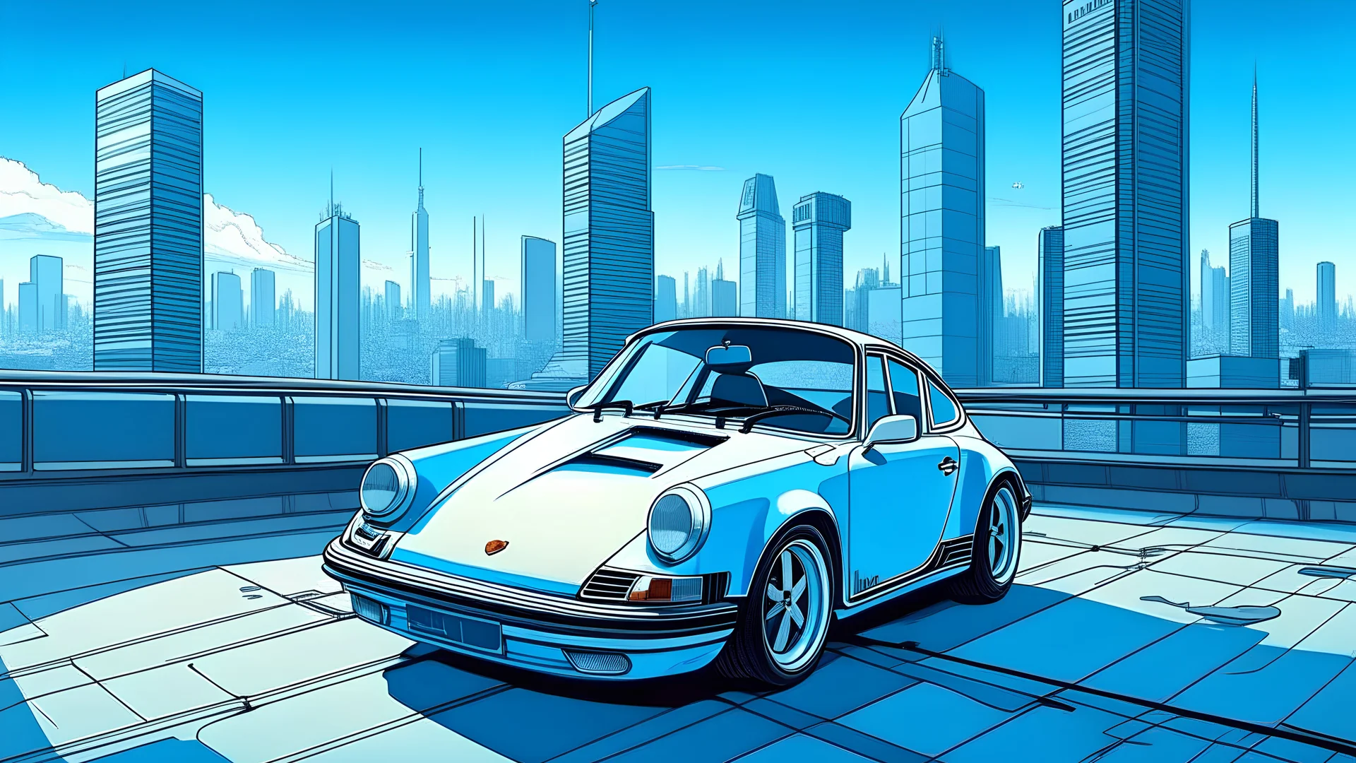 1920x1080 vintage porche white paint