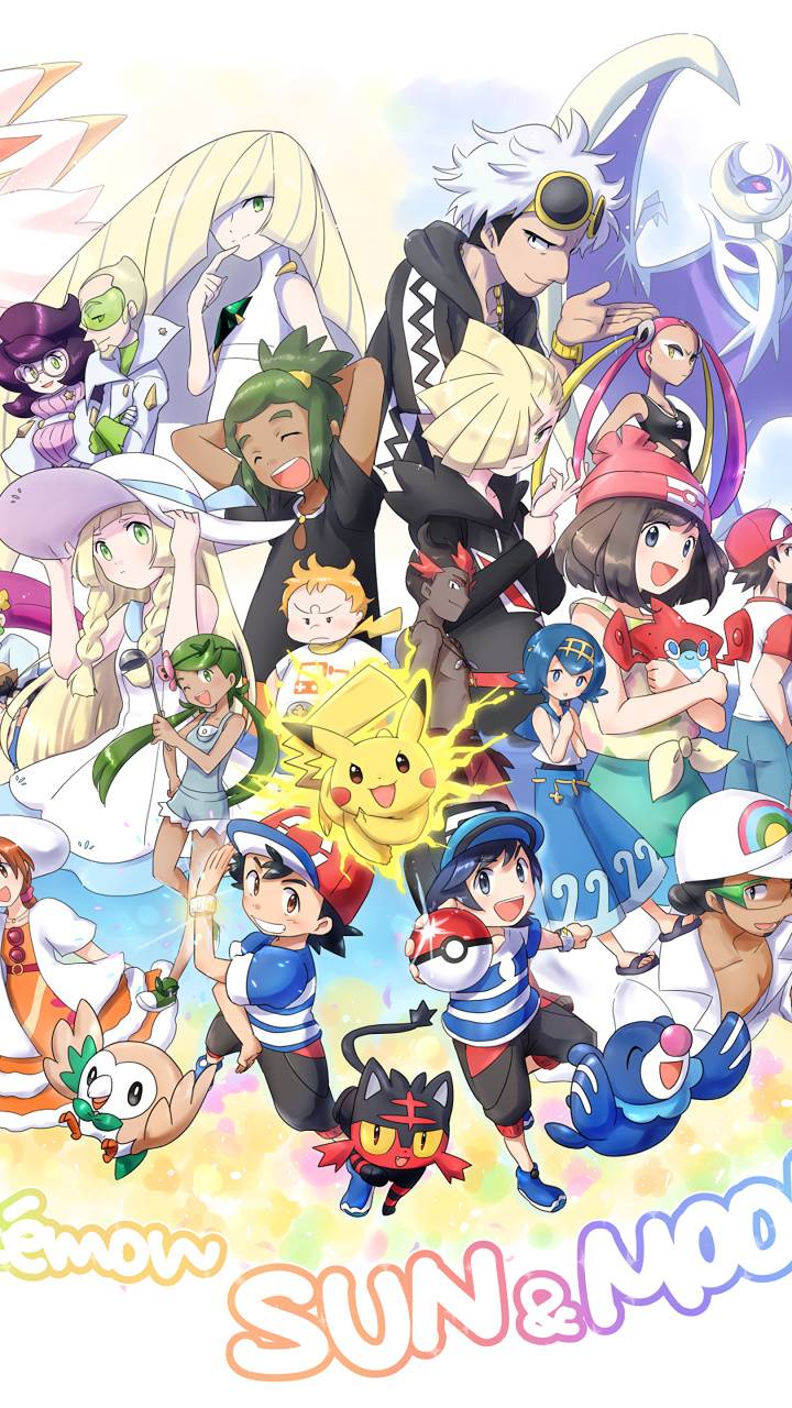 720x1280 Pokemon Sun and Moon wallpaper