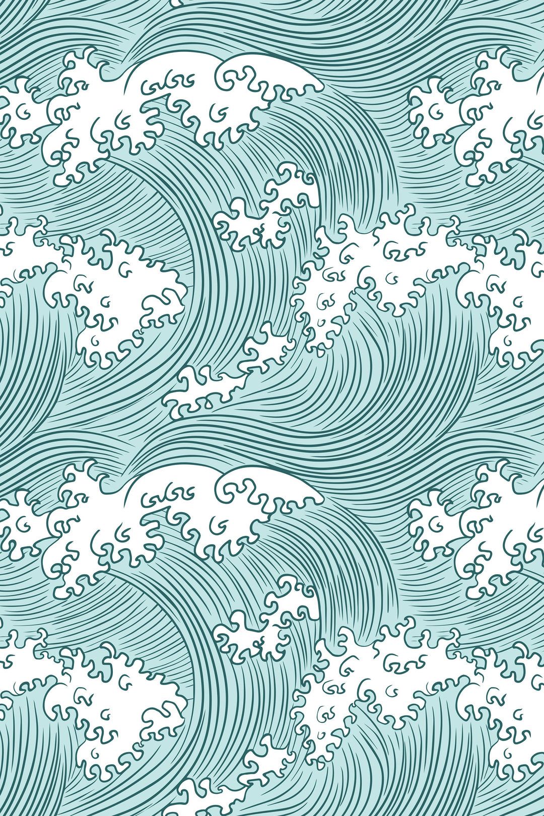 1080x1620 Japanese Ocean Waves Wallpaper for Walls and Traditional 3197